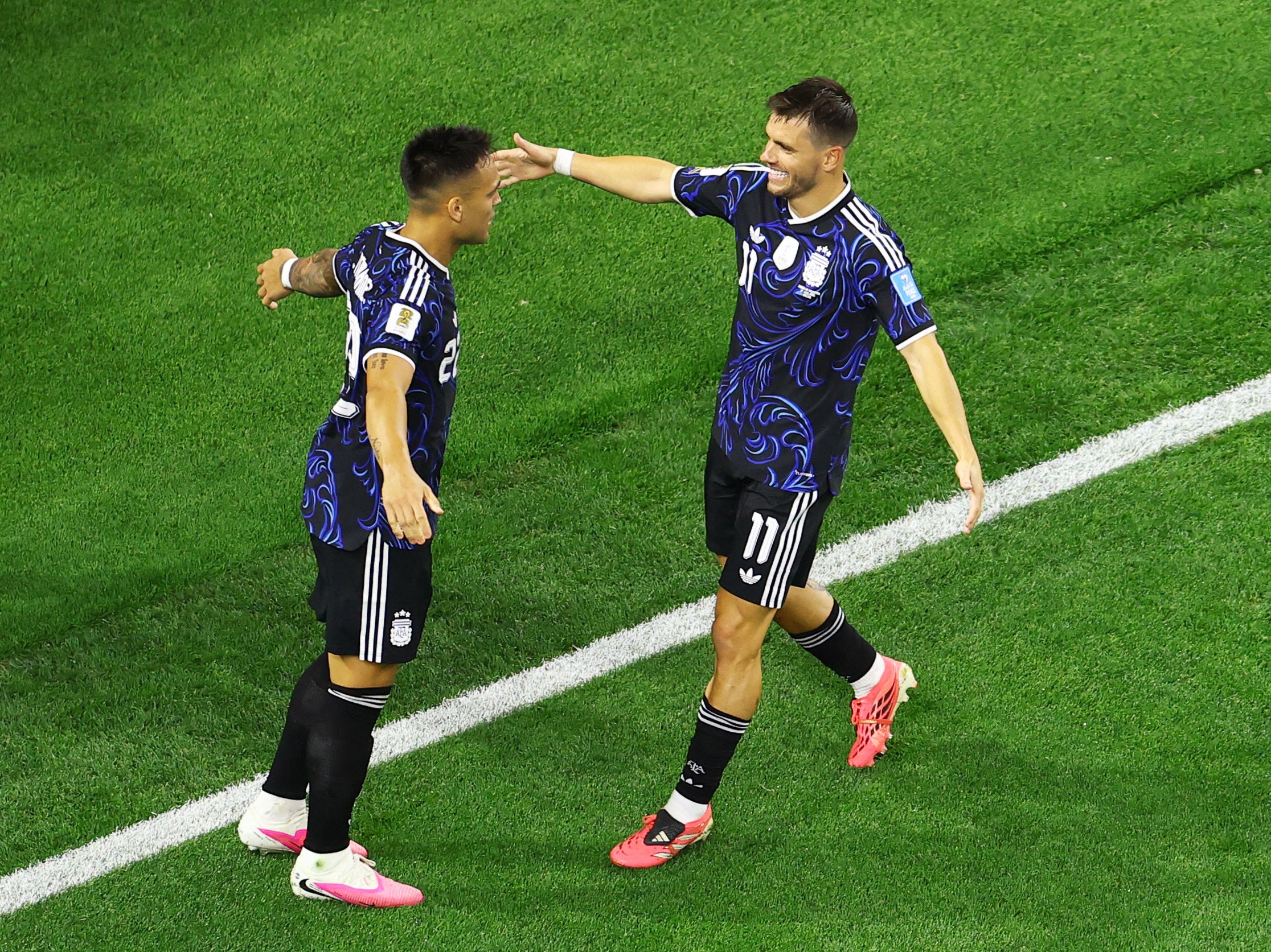Lautaro Martinez added a second from the penalty spot