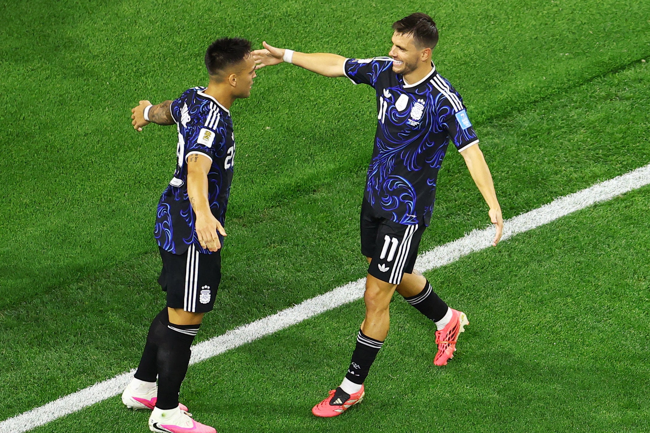 Lautaro Martinez added a second from the penalty spot (Reuters)