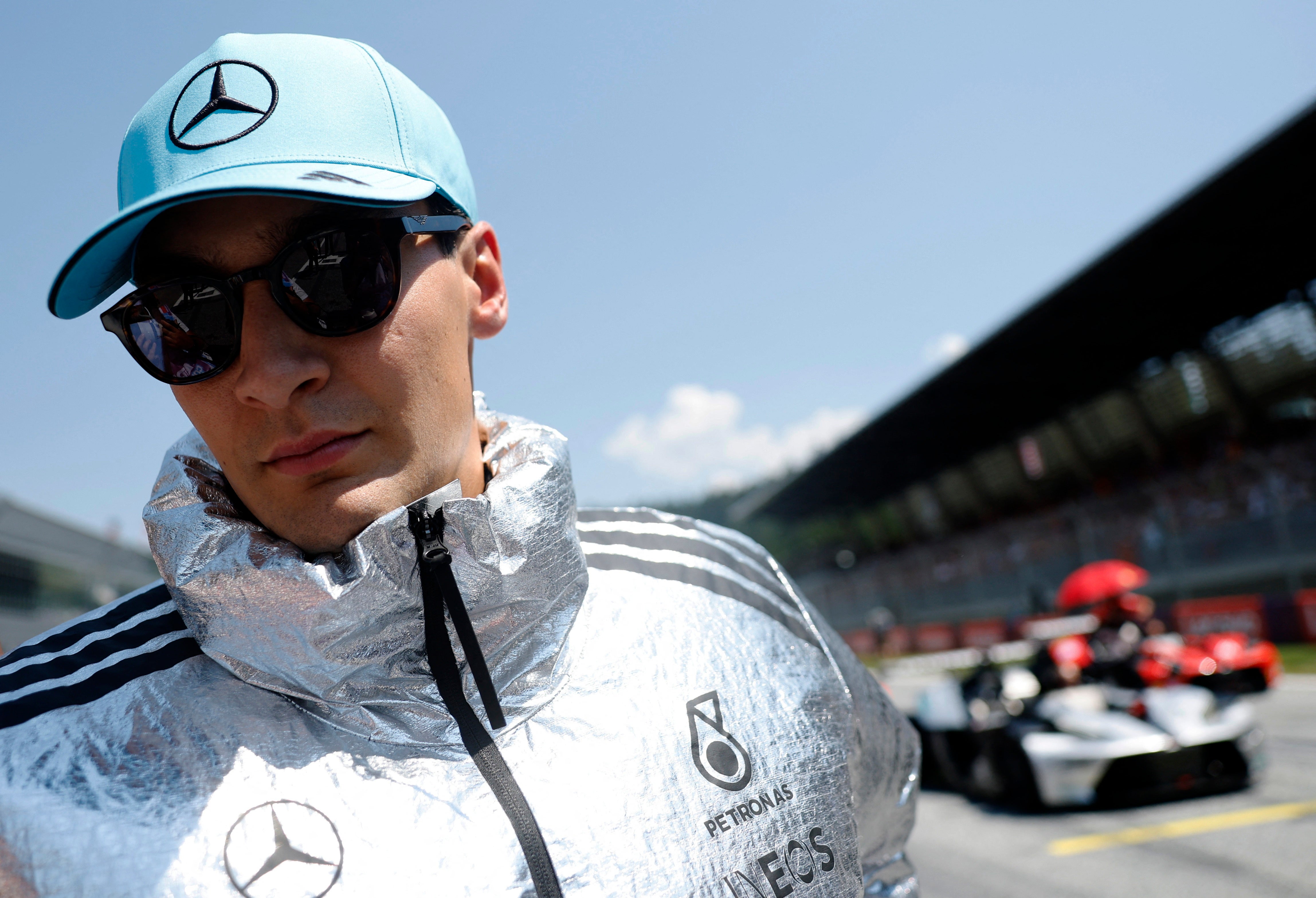 Russell takes pole at Austrian Grand Prix after Verstappen crash