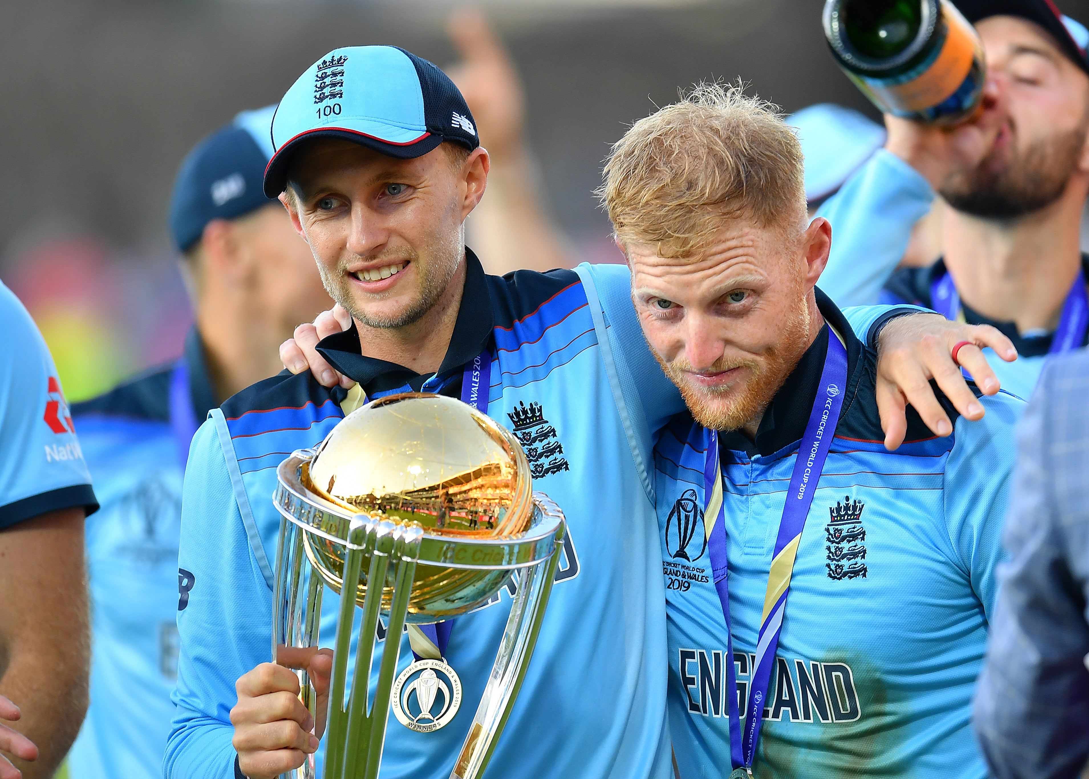 Stokes, right, was crucial to England's 2019 World Cup success