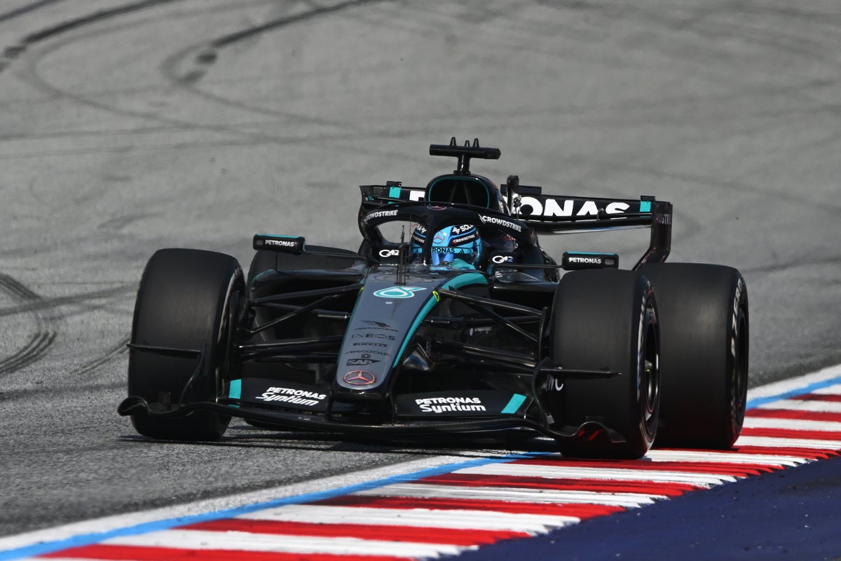 F1 Austrian GP LIVE: Russell and Verstappen battling for race win at home of Red Bull