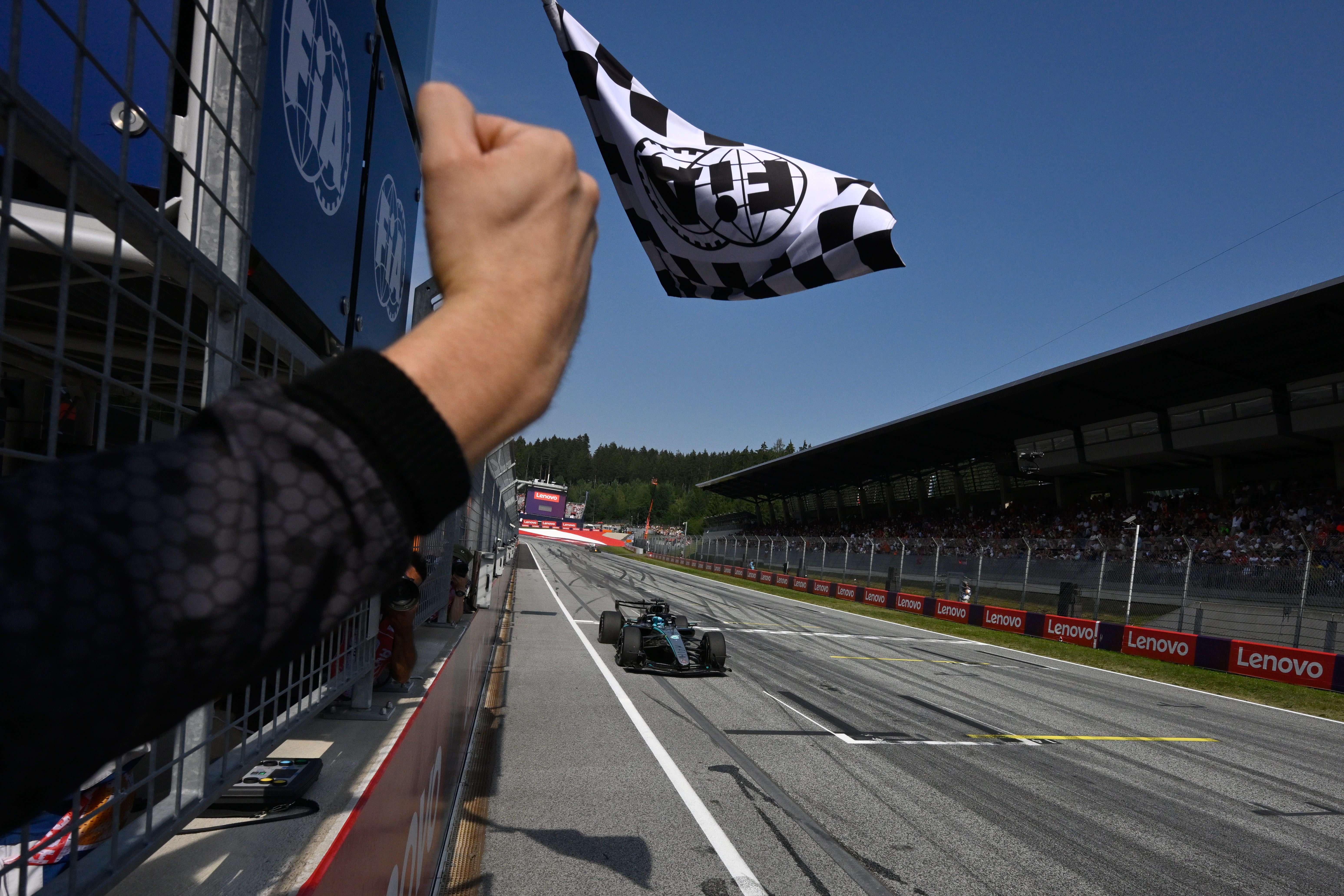 Russell's triumph also sees him climb above Lewis Hamilton in the driver standings, after a questionable three-stop strategy hampered the Ferrari driver's challenge