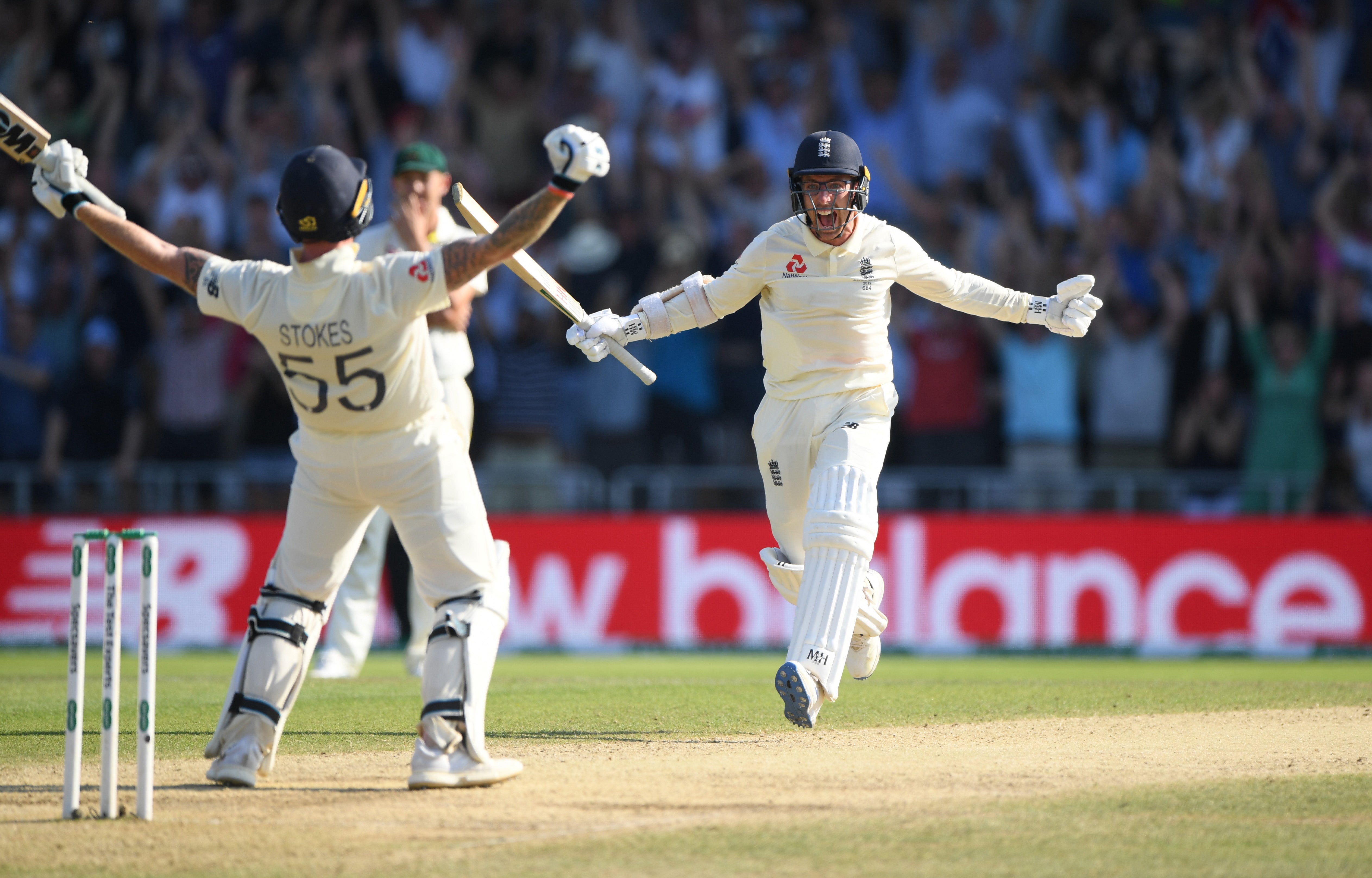 Stokes’s remarkable last-wicket stand of 76 with Jack Leach in the 2019 Ashes will live on forever