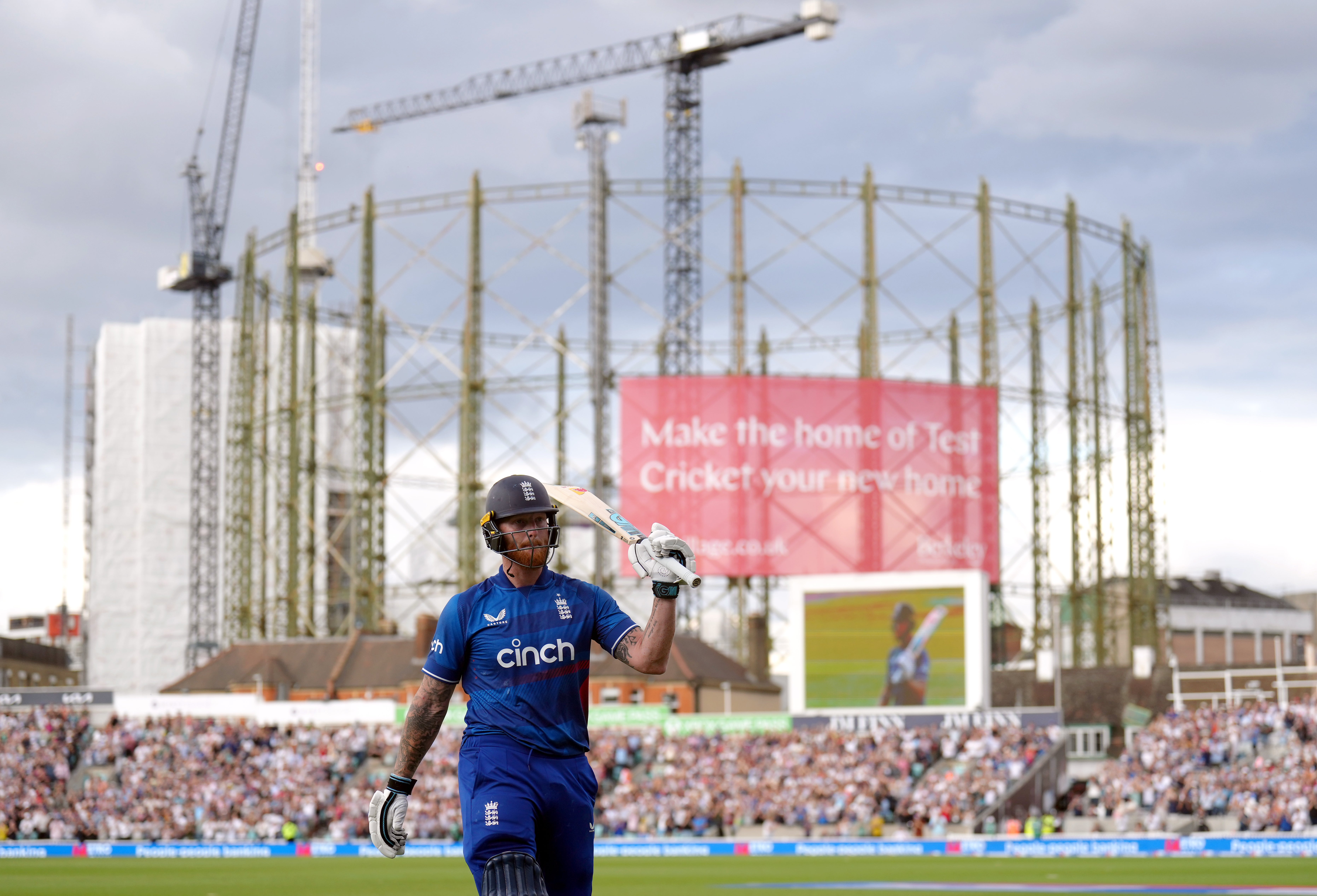 Stokes hit England’s record one-day international score of 182 against New Zealand in 2023, in his third match back from ODI retirement (John Walton/PA) (PA Archive)