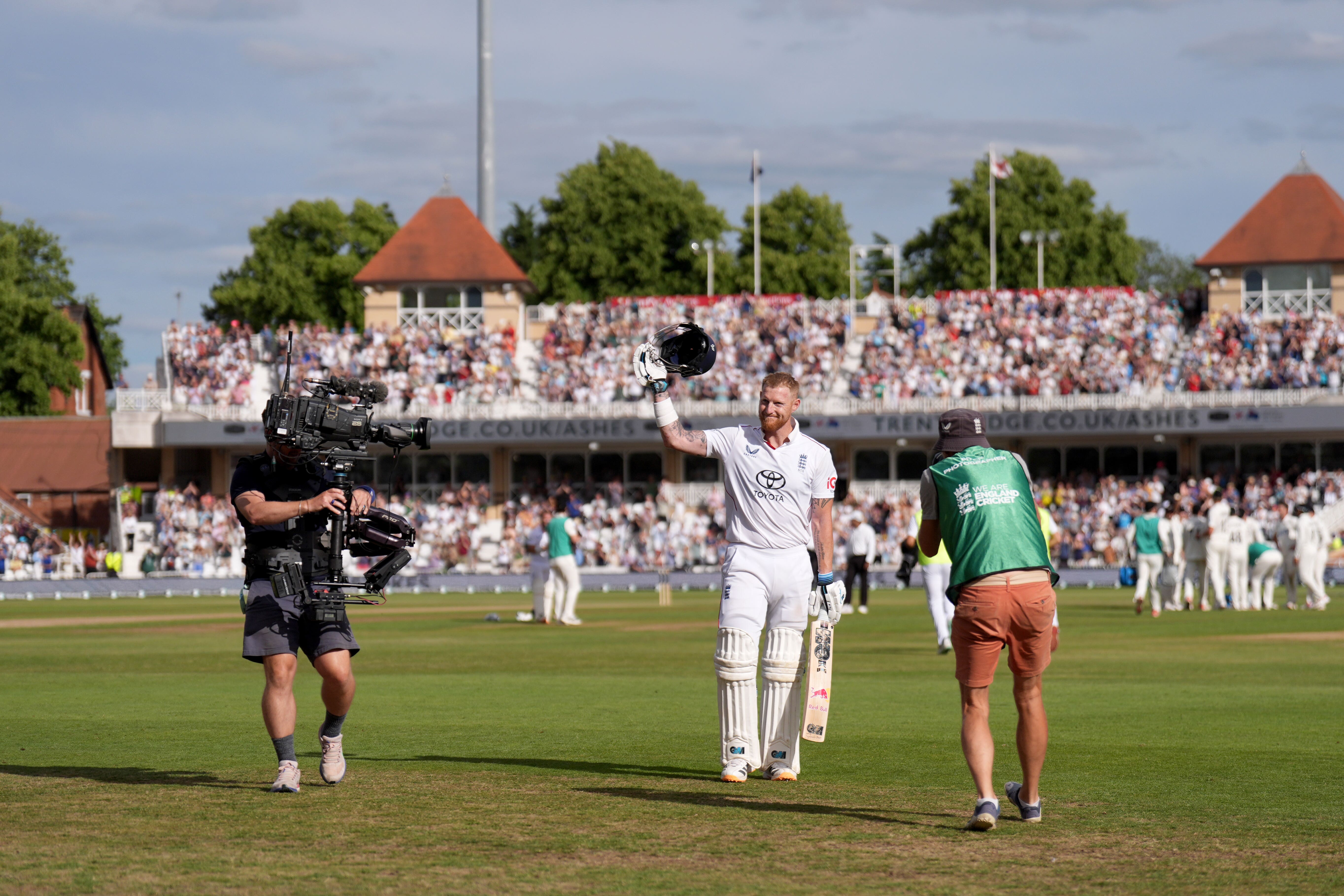 Stokes opened the batting and made 30 before being caught by New Zealand’s Daryl Mitchell