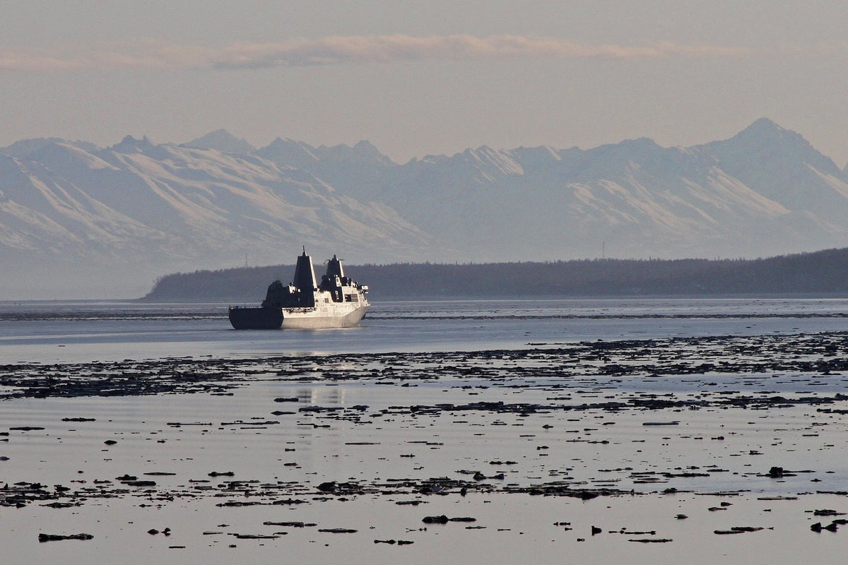 The military is searching for a US Marine missing off the coast of California