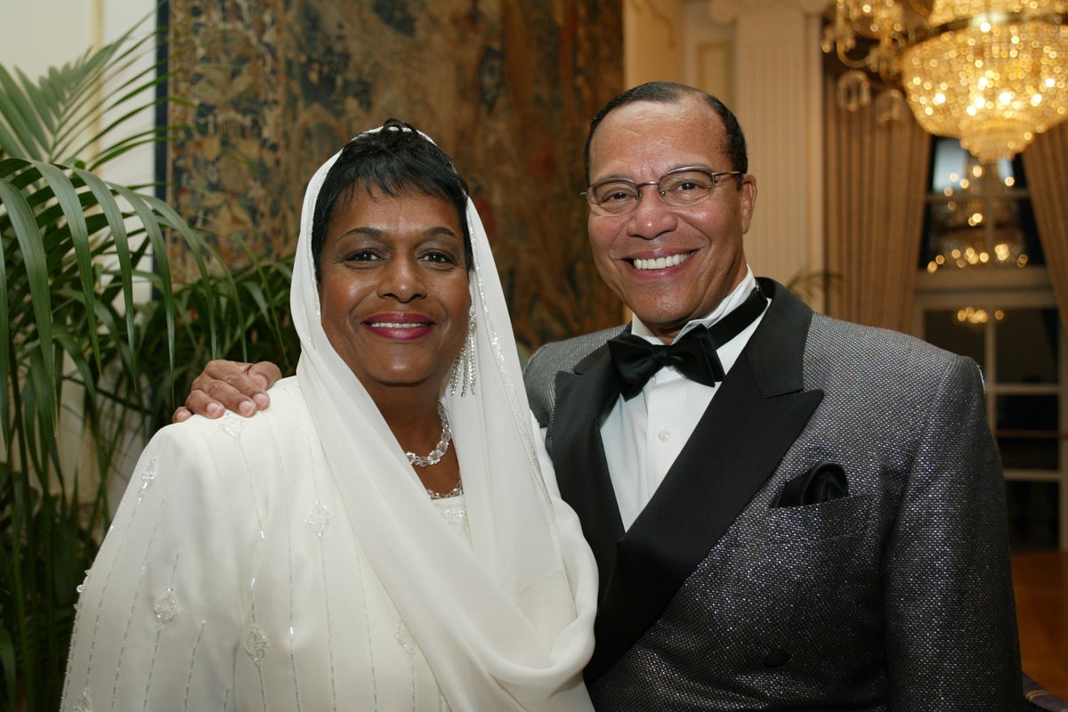 Nation of Islam leader Louis Farrakhan’s wife Khadijah dies aged 90