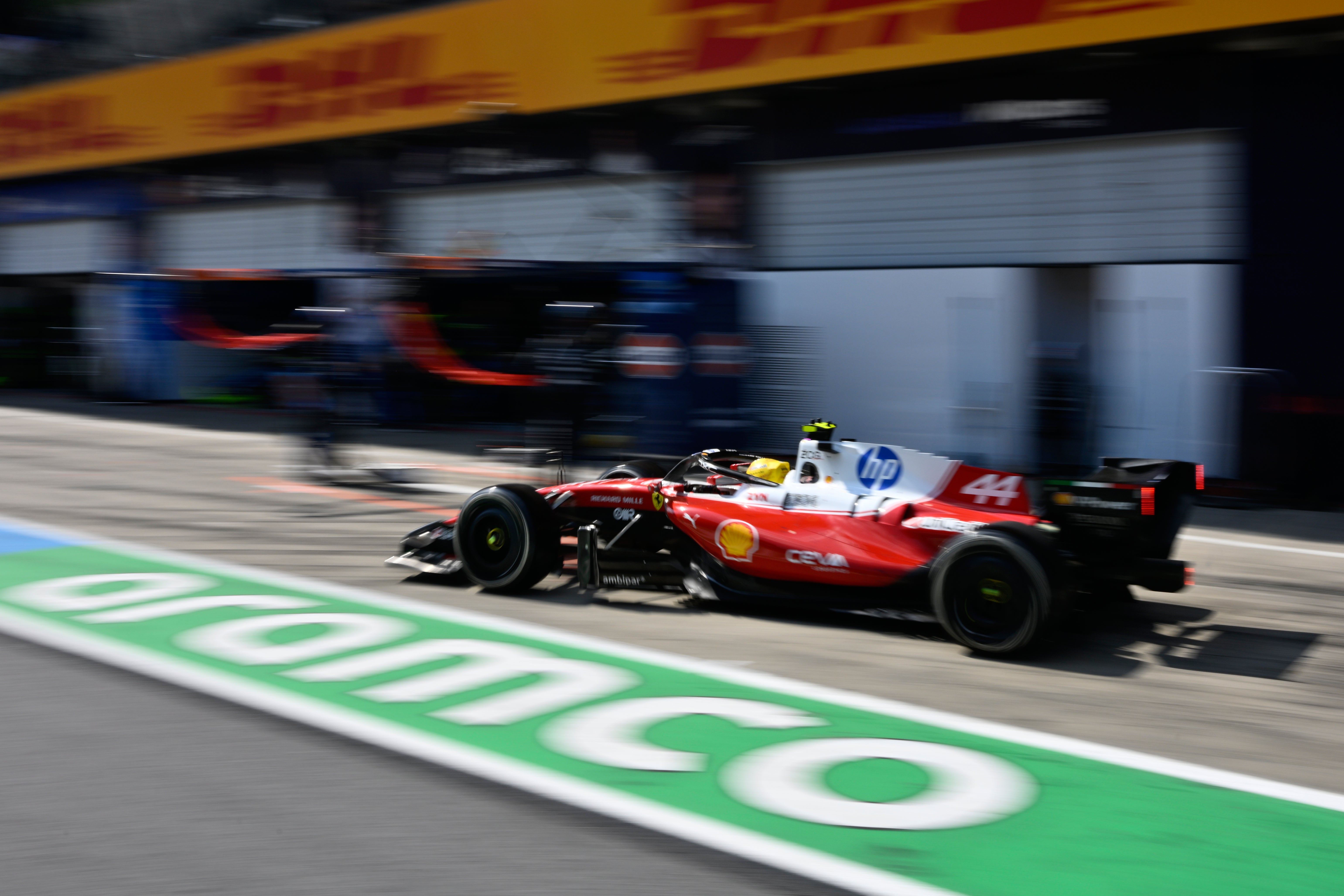 Lewis Hamilton acknowledged there was “a lot of work to do” for Ferrari (Denes Erdos/AP)