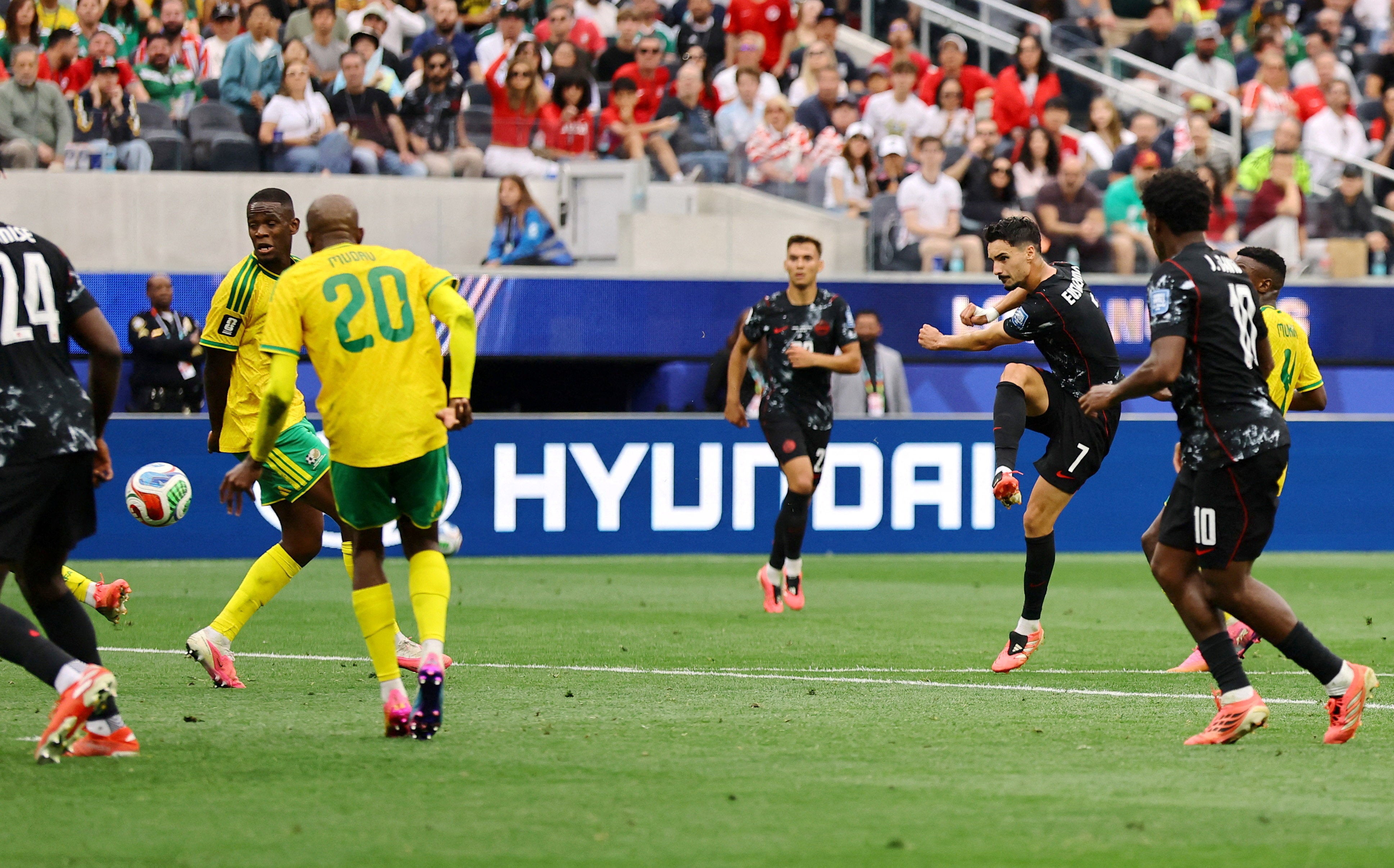 Eustaquio's 92nd-minute strike decided the last-32 contest