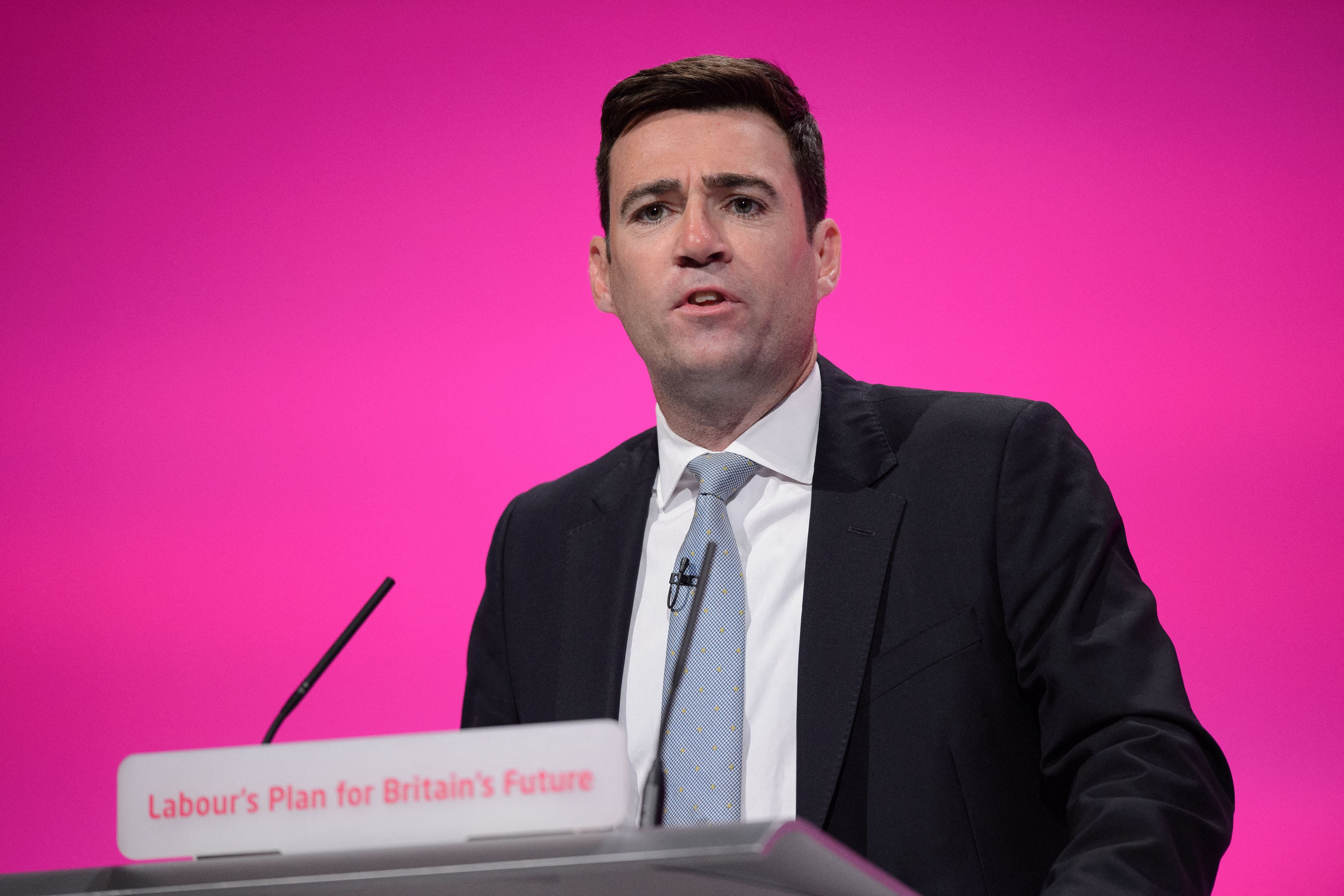 Andy Burnham in 2014 as shadow health secretary (AFP/Getty)