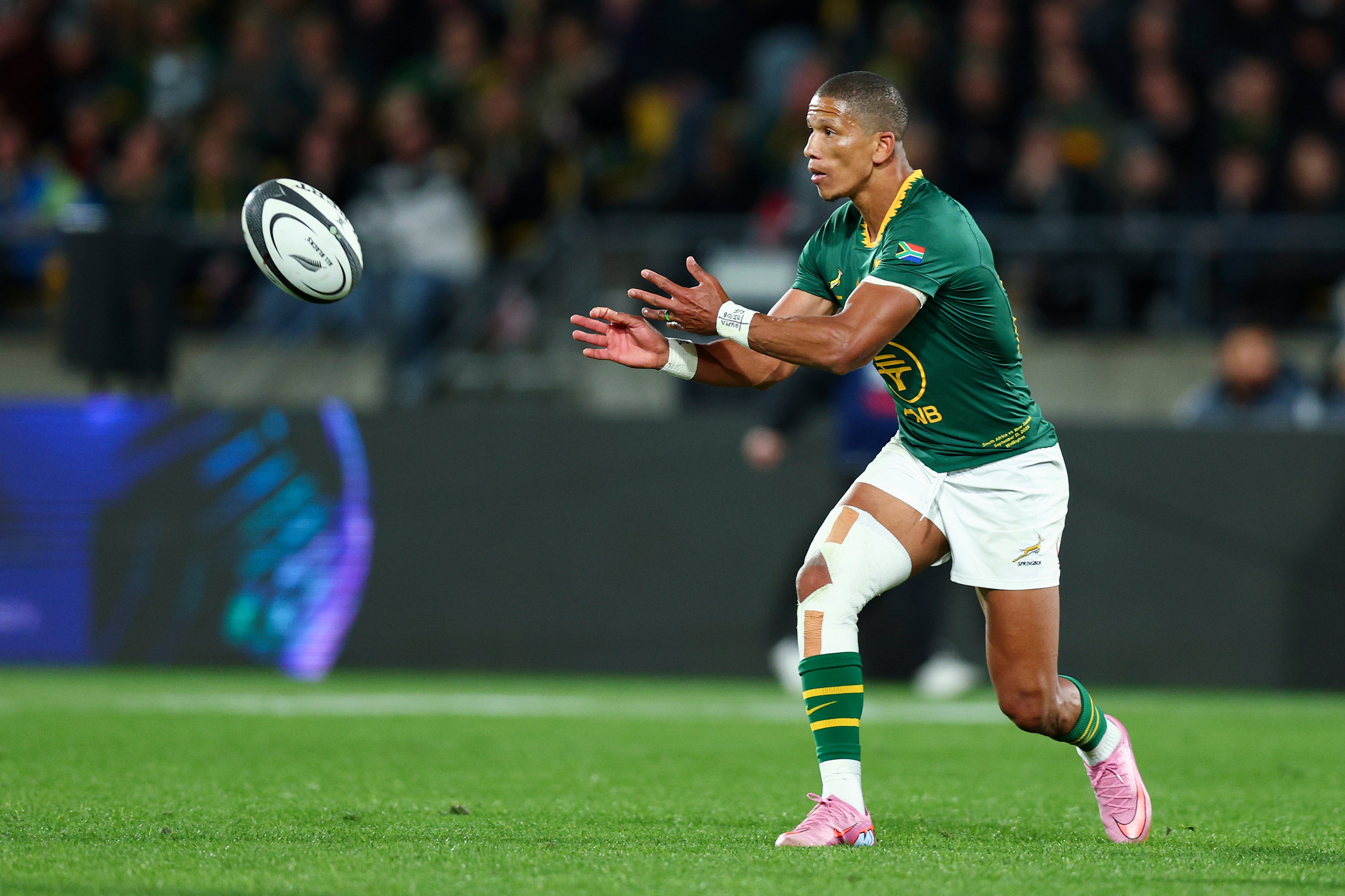 Manie Libbok will start at fly half against England (Getty)