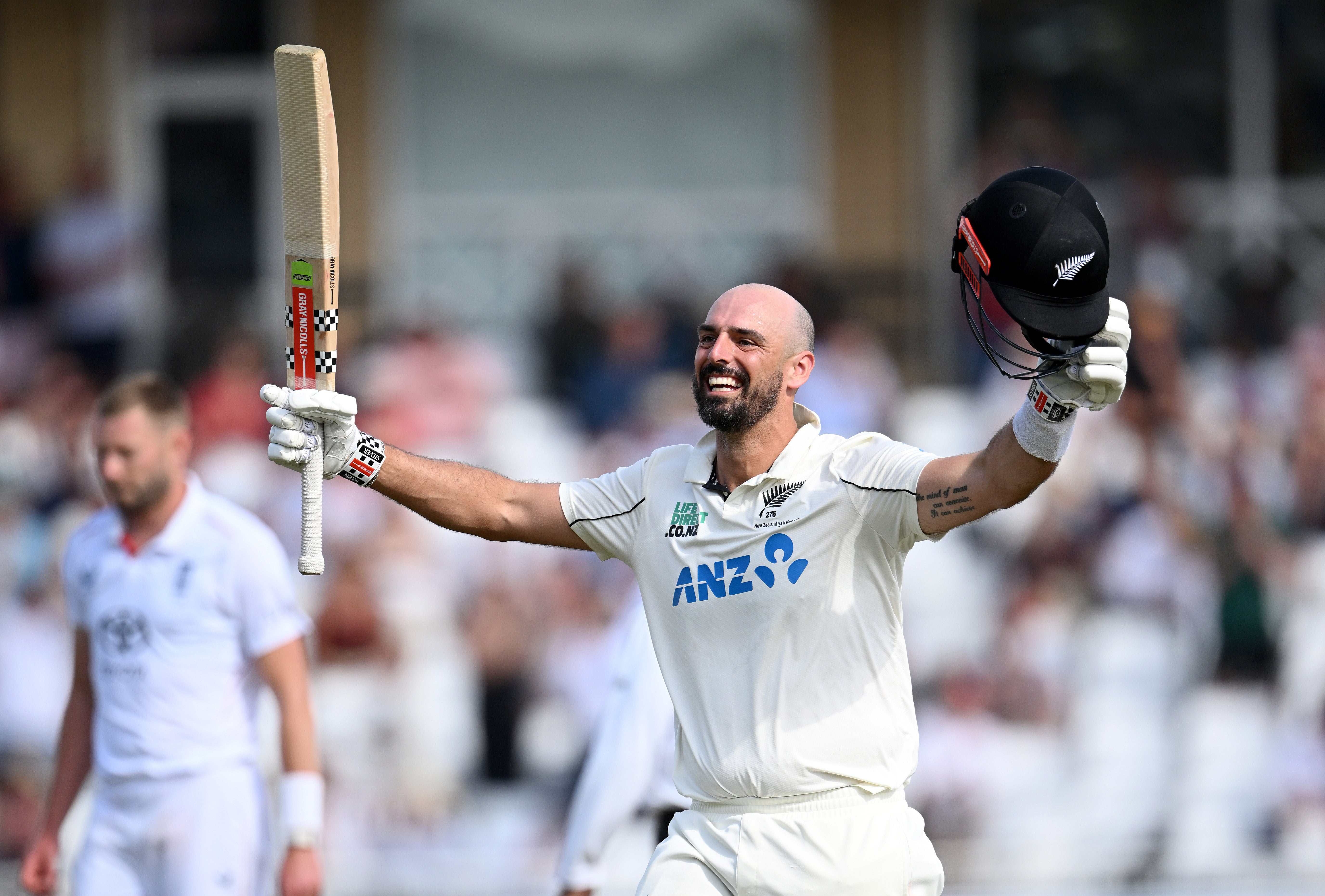 Daryl Mitchell made a gutsy, gritty hundred