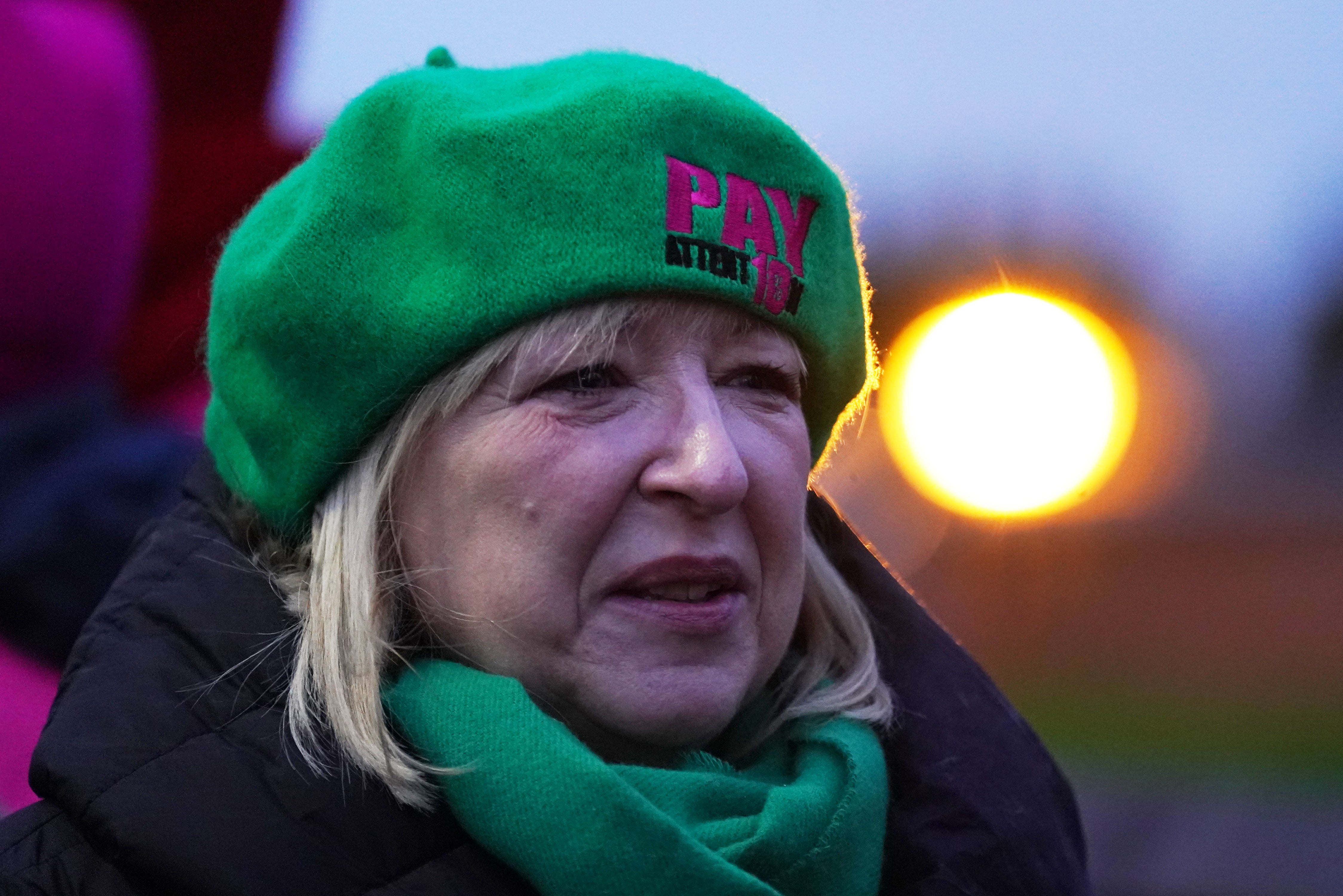 EIS General Secretary Andrea Bradley said university staff had been left with ‘no alternative’ but to take strike action ‘as they seek to fend off the university’s cuts agenda’. (Andrew Milligan/PA)