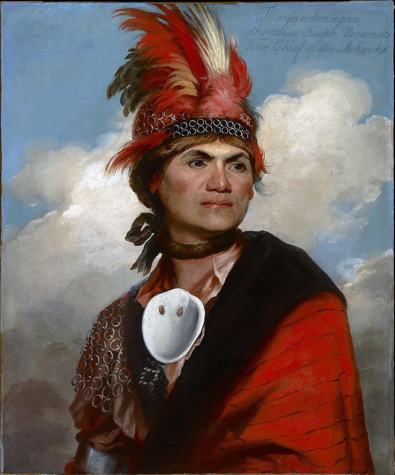 One of Britain's key Native American allies, the War Chief of the Mohawks, Thayandenagaa, otherwise known as Joseph Brant, became the recipient of the ceremonial pipe-tomahawk, now on display in the small current exhibition at the British Museum.