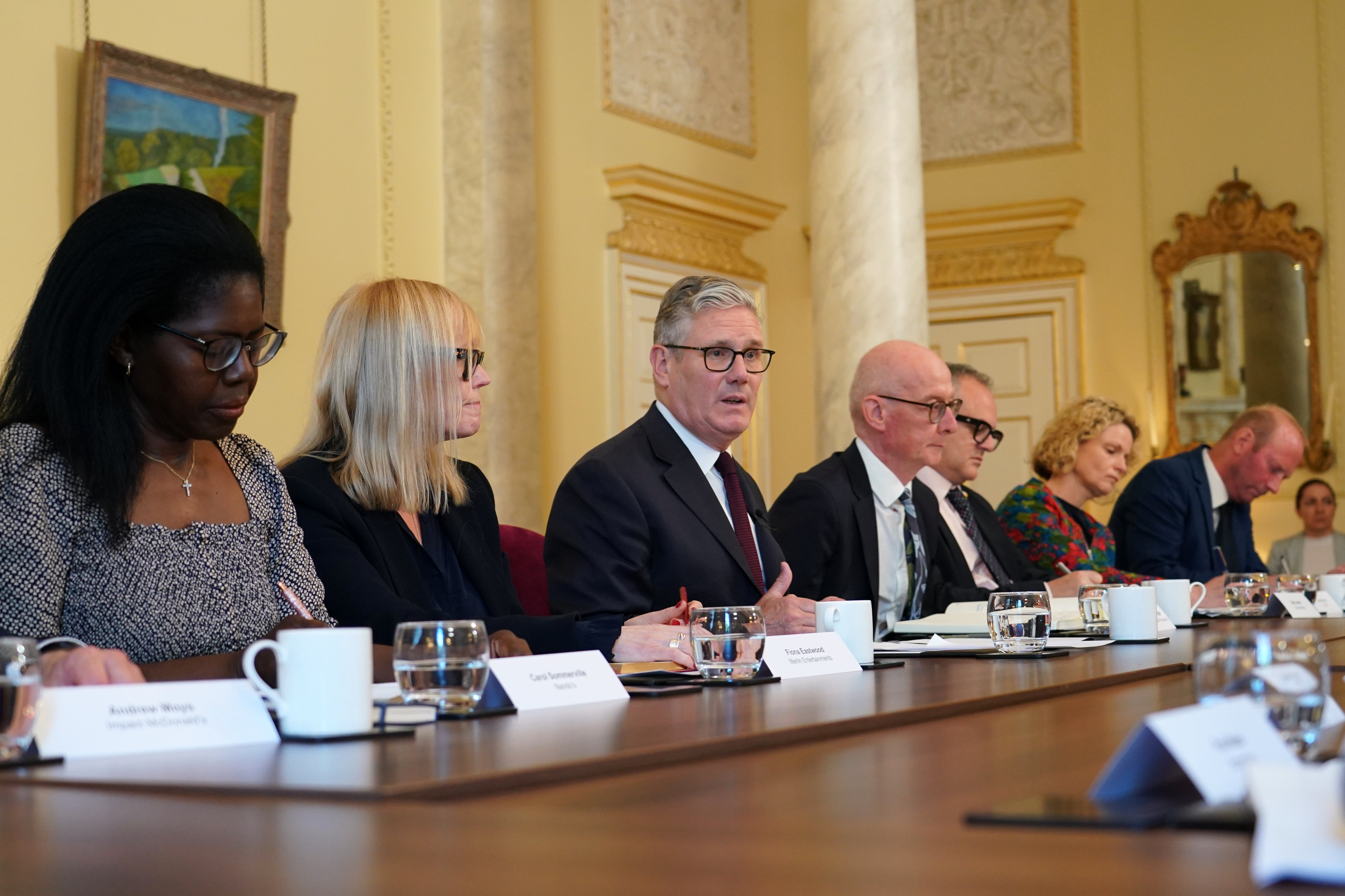 Sir Keir Starmer argued that university should not be seen as the only route to success (Alberto Pezzali/PA Wire/PA Images)
