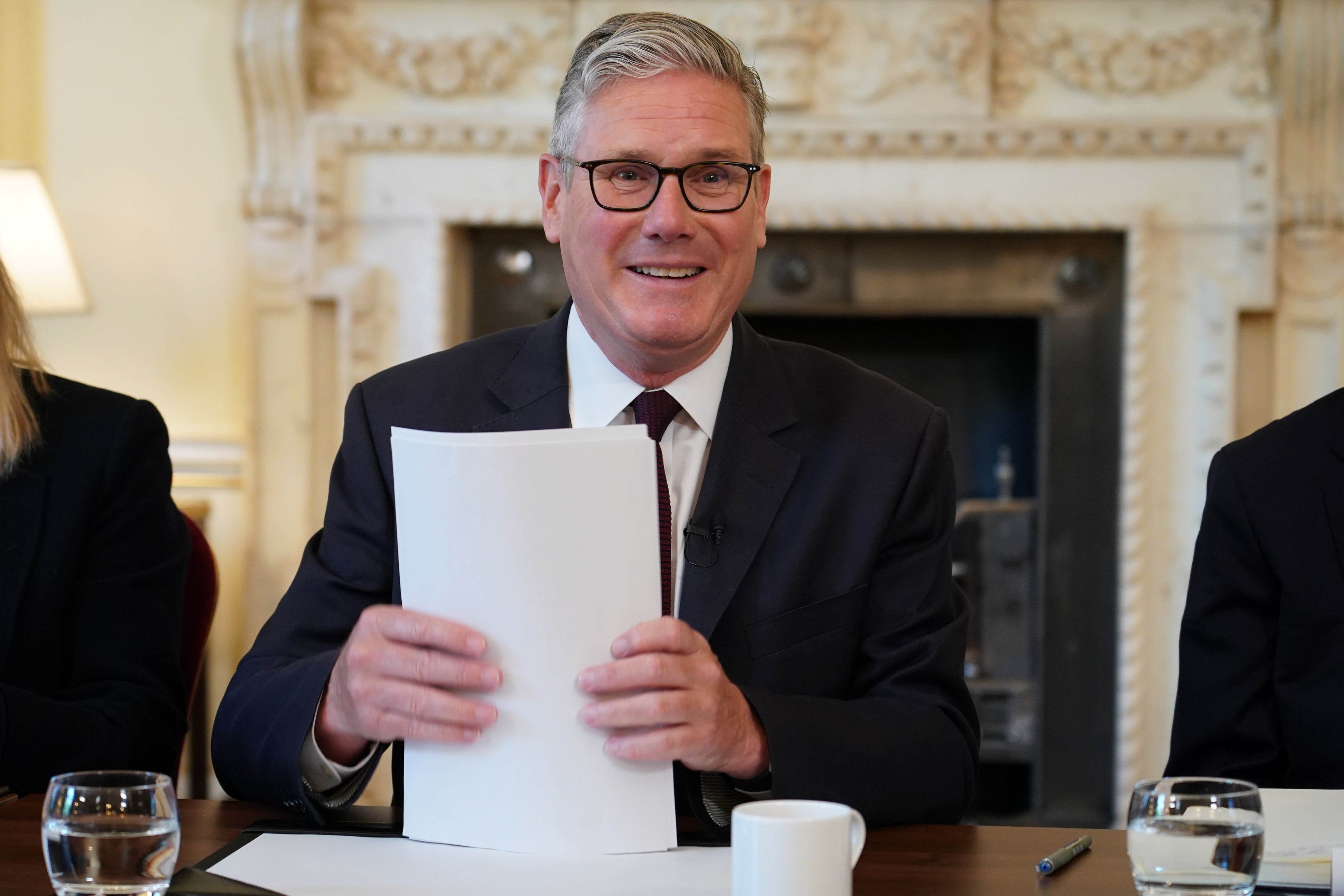 Prime Minister Sir Keir Starmer met hospitality leaders to discuss how to boost opportunities for young people (Alberto Pezzali/PA Wire/PA Images)