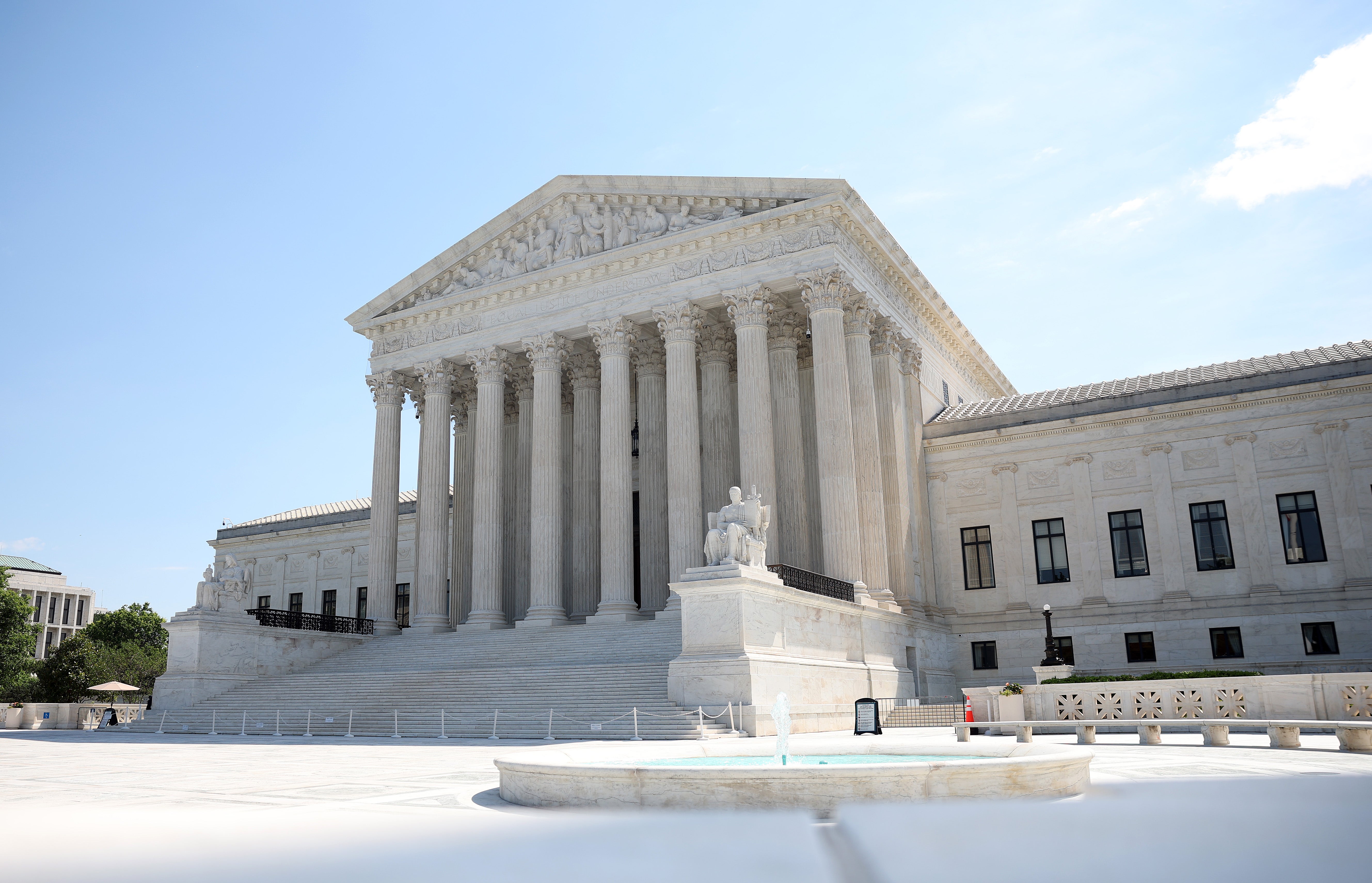 Justice Amy Coney Barrett authored the majority opinion, joined by Chief Justice John Roberts and the court’s three liberal justices in upholding the Mississippi’s policy (Getty)