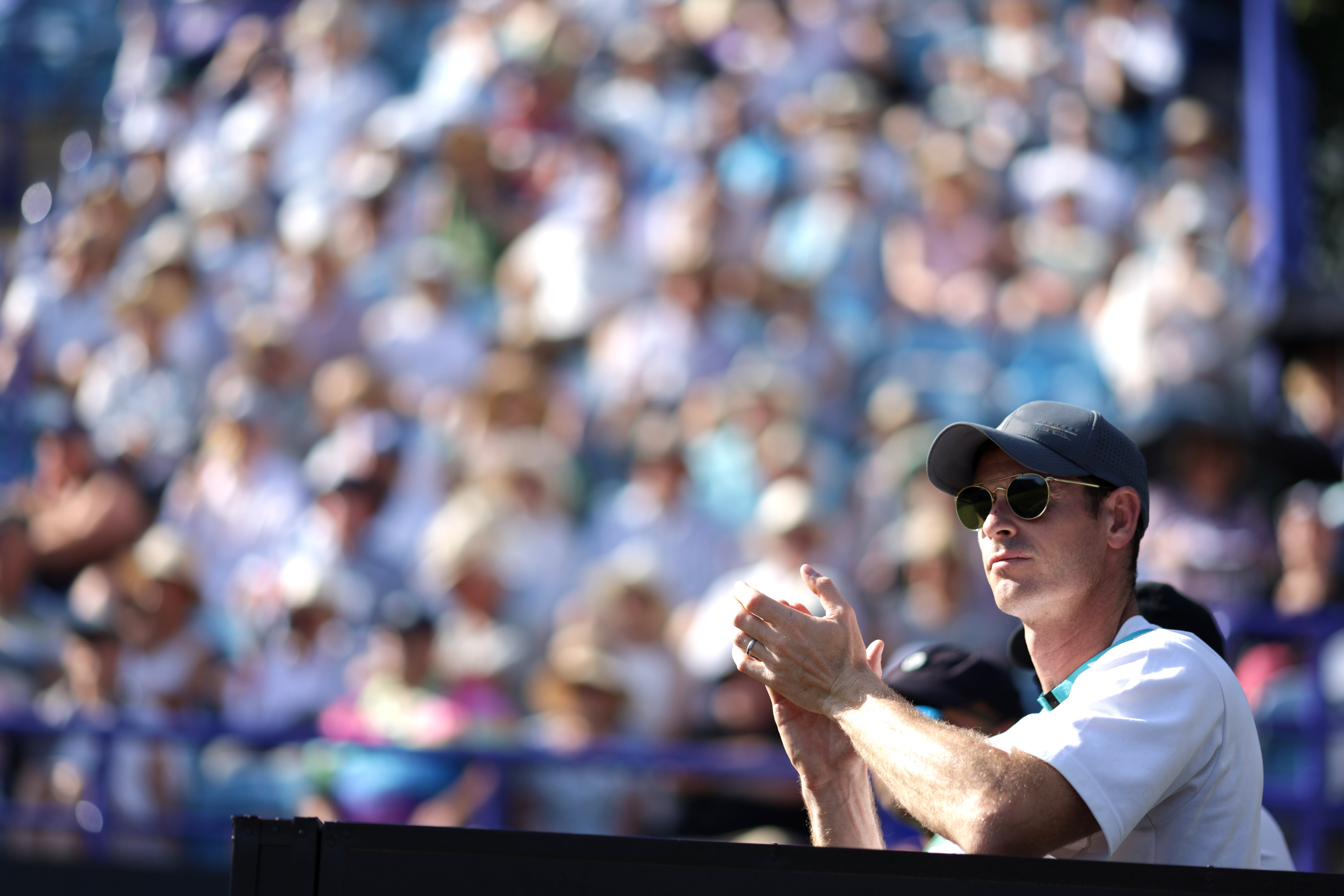 Andy Murray applauds Jack Draper (Steven Paston/PA) (PA Wire)