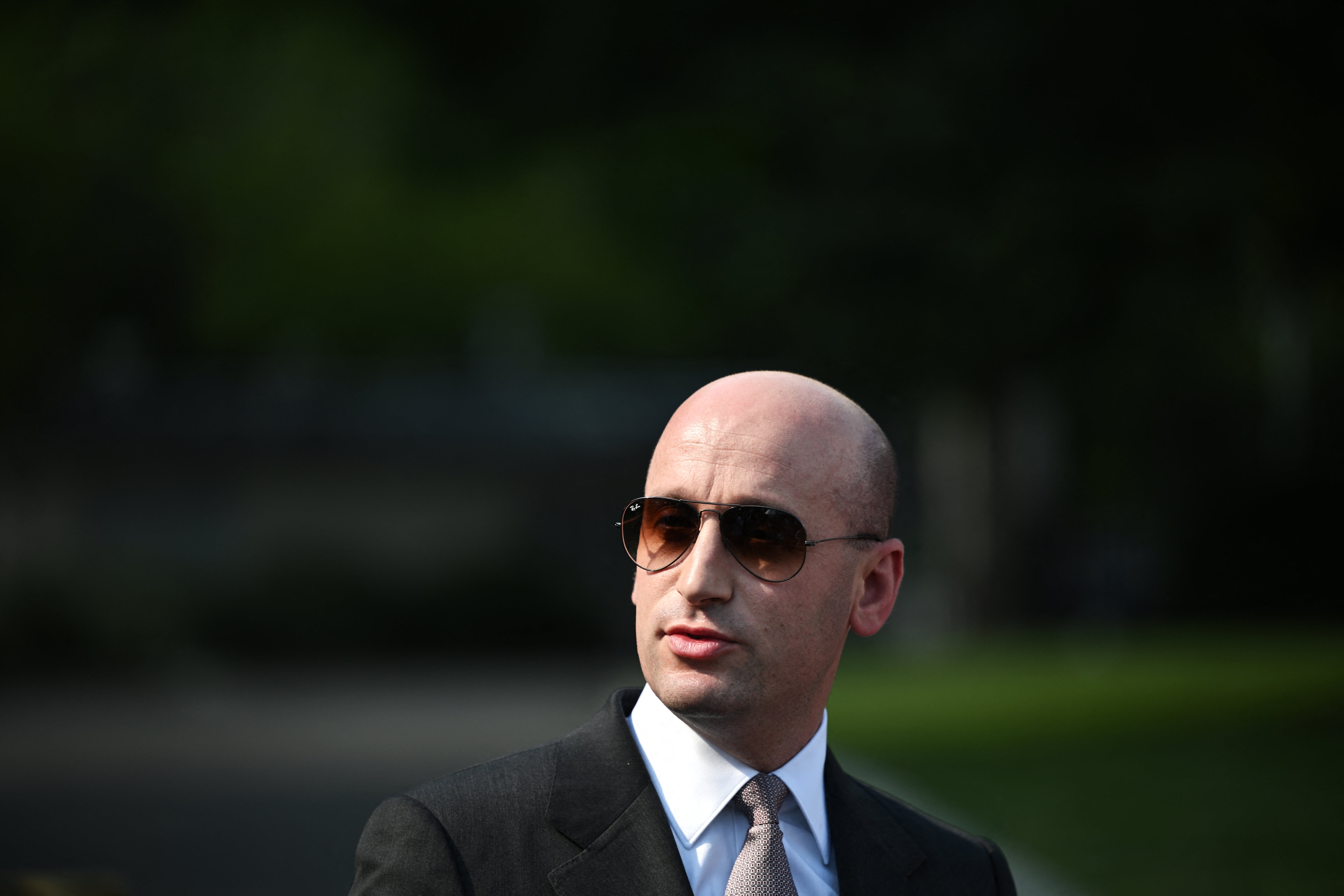 A White House spokesperson said Stephen Miller was involved in choosing a new ICE director, contrary to a report