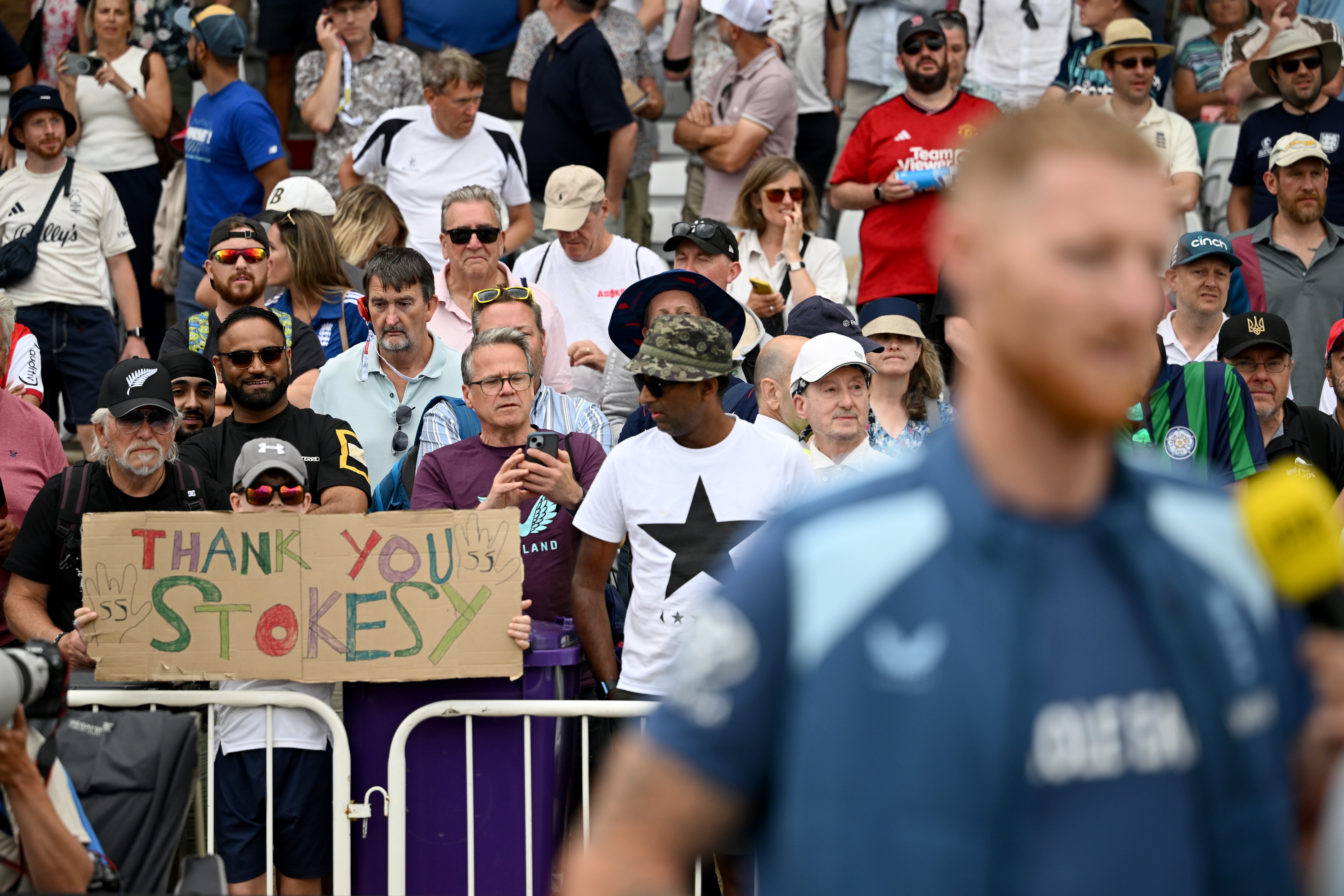 Captain Ben Stokes following his final day leading England