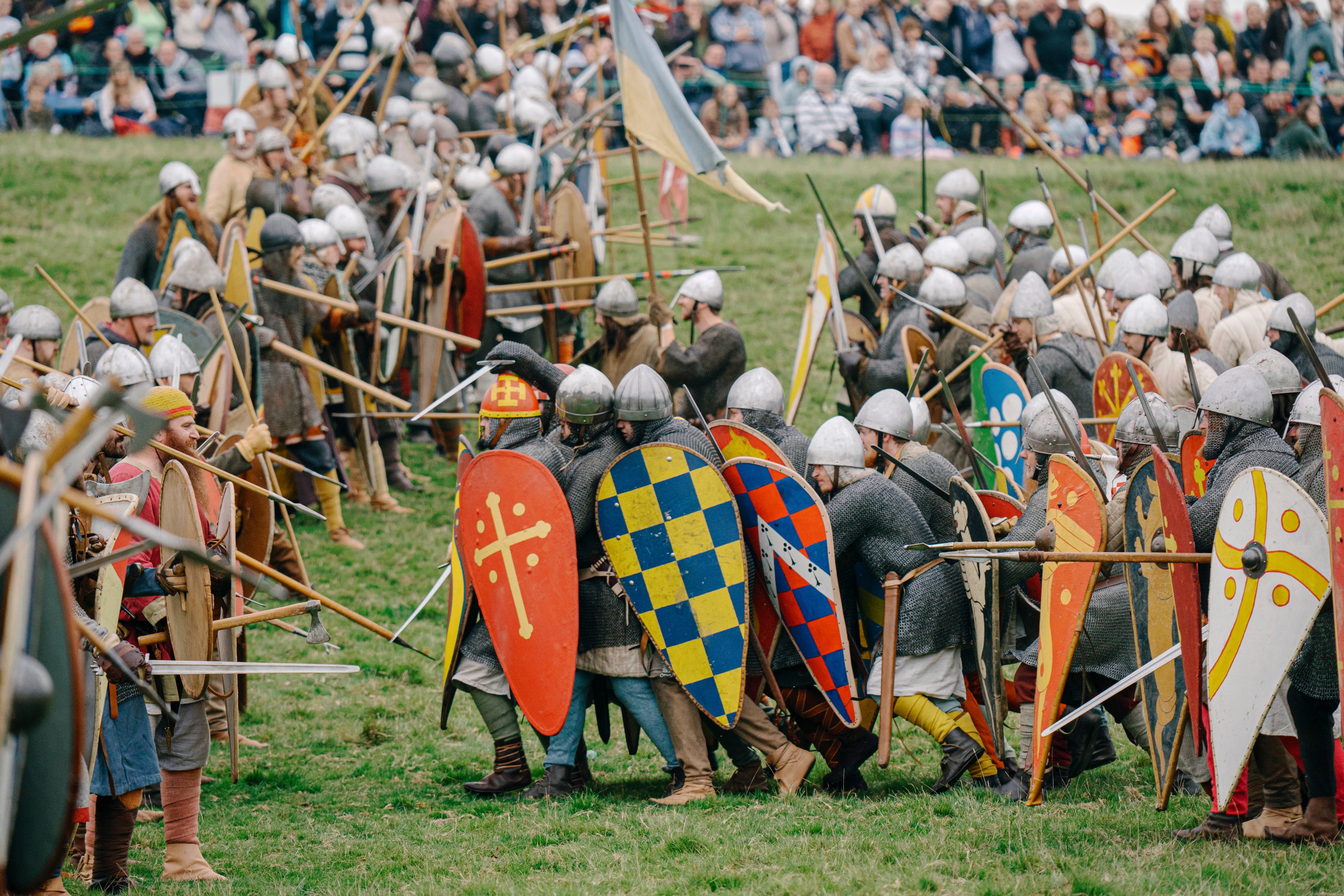 “This is a great year to relive the blood-curdling combat of the Battle of Hastings,” says Battle Abbey site manager
