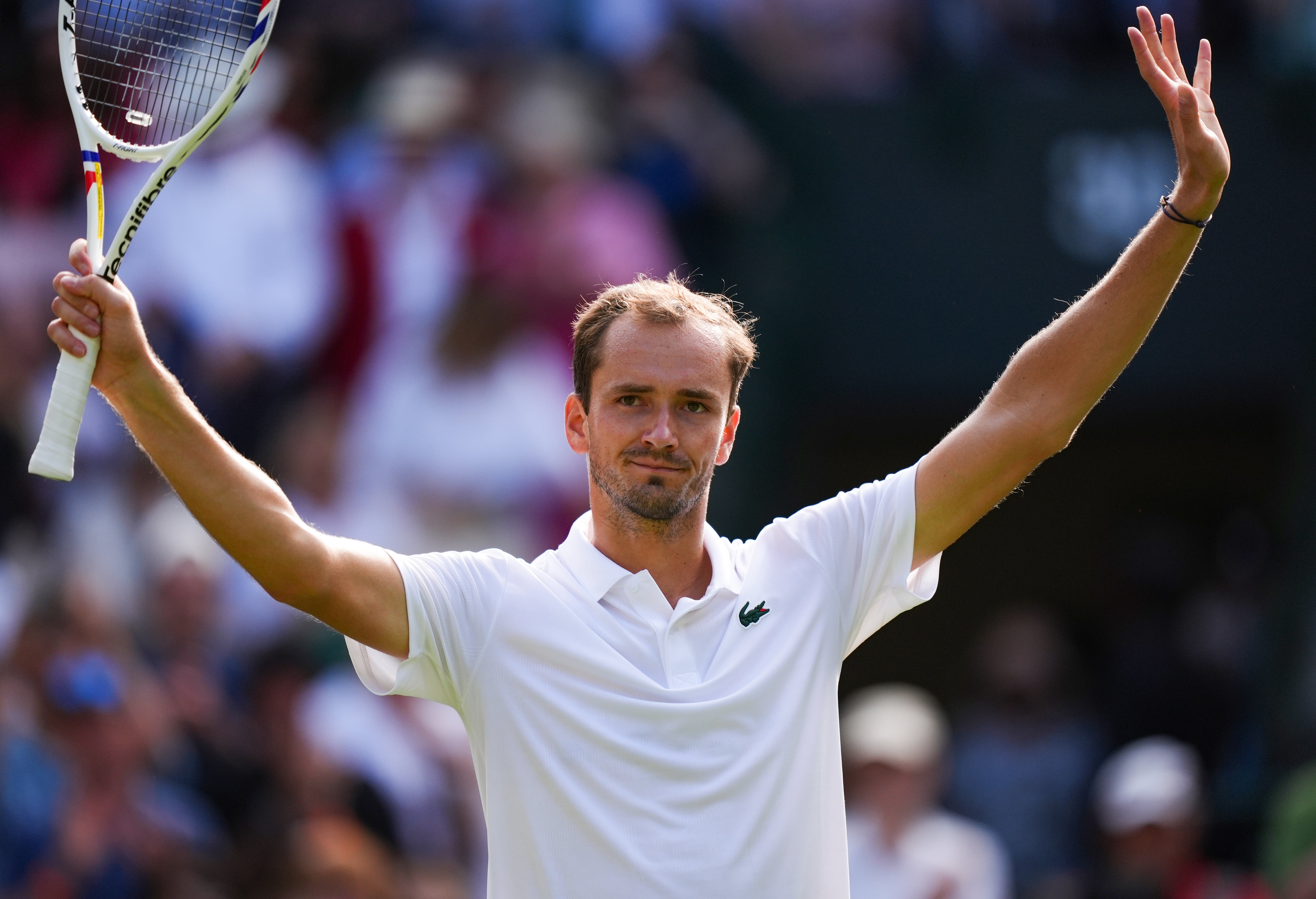 Daniil Medvedev is safely through (Ben Whitley/PA)