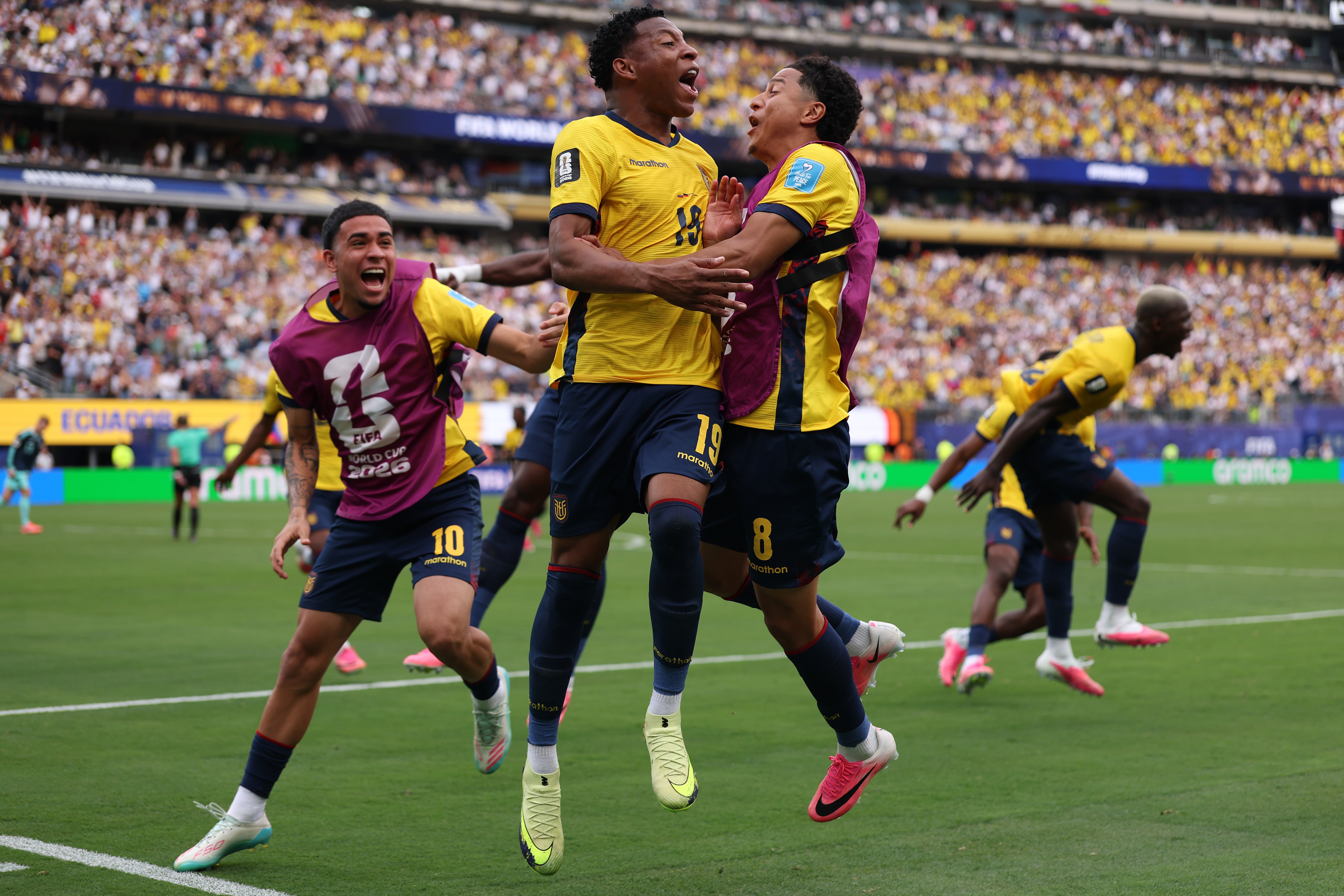 Ecuador secured their place in the last 32 with a dramatic win over Germany