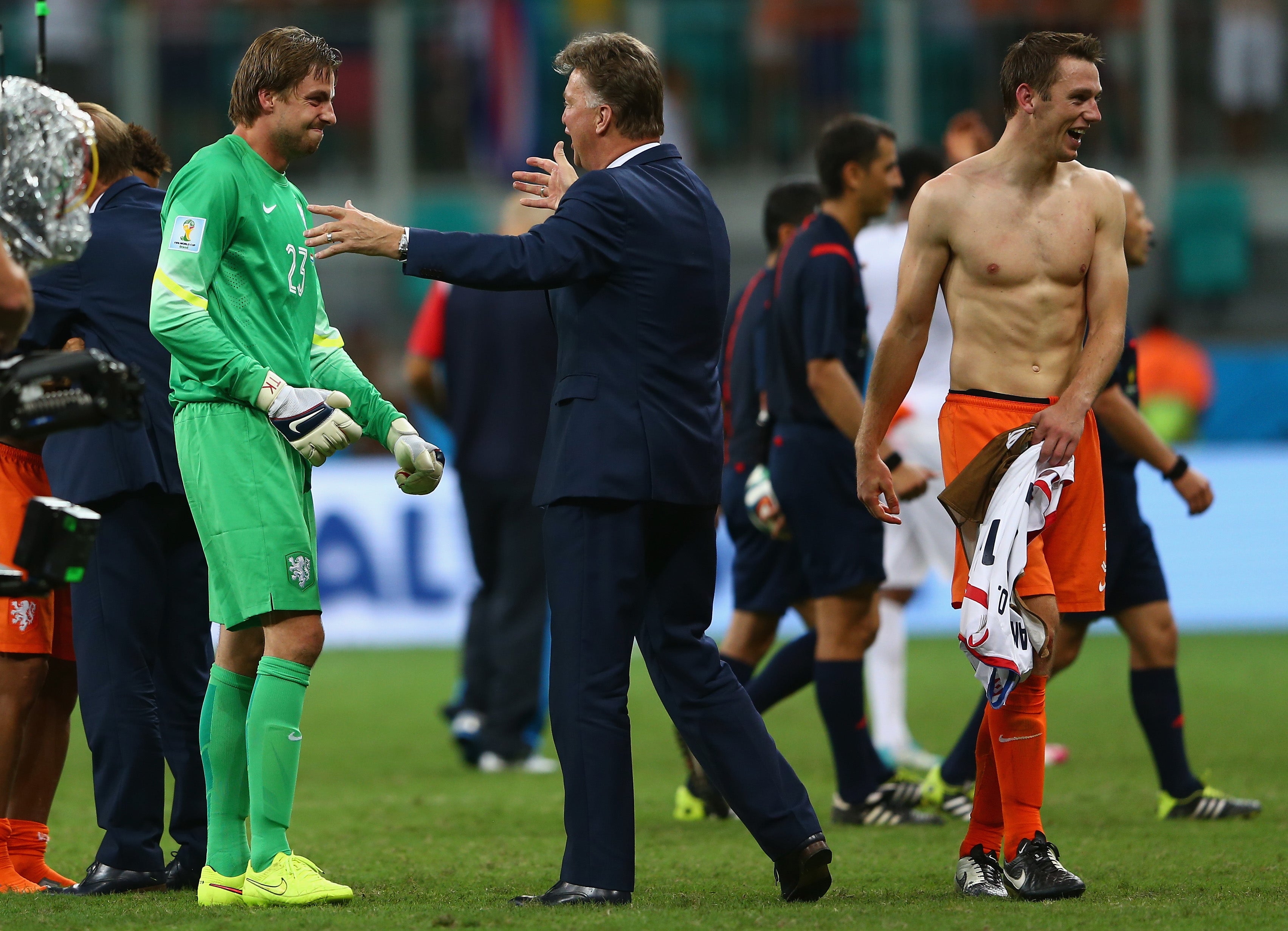 Krul was brought on by Louis van Gaal specifically for the penalty shootout