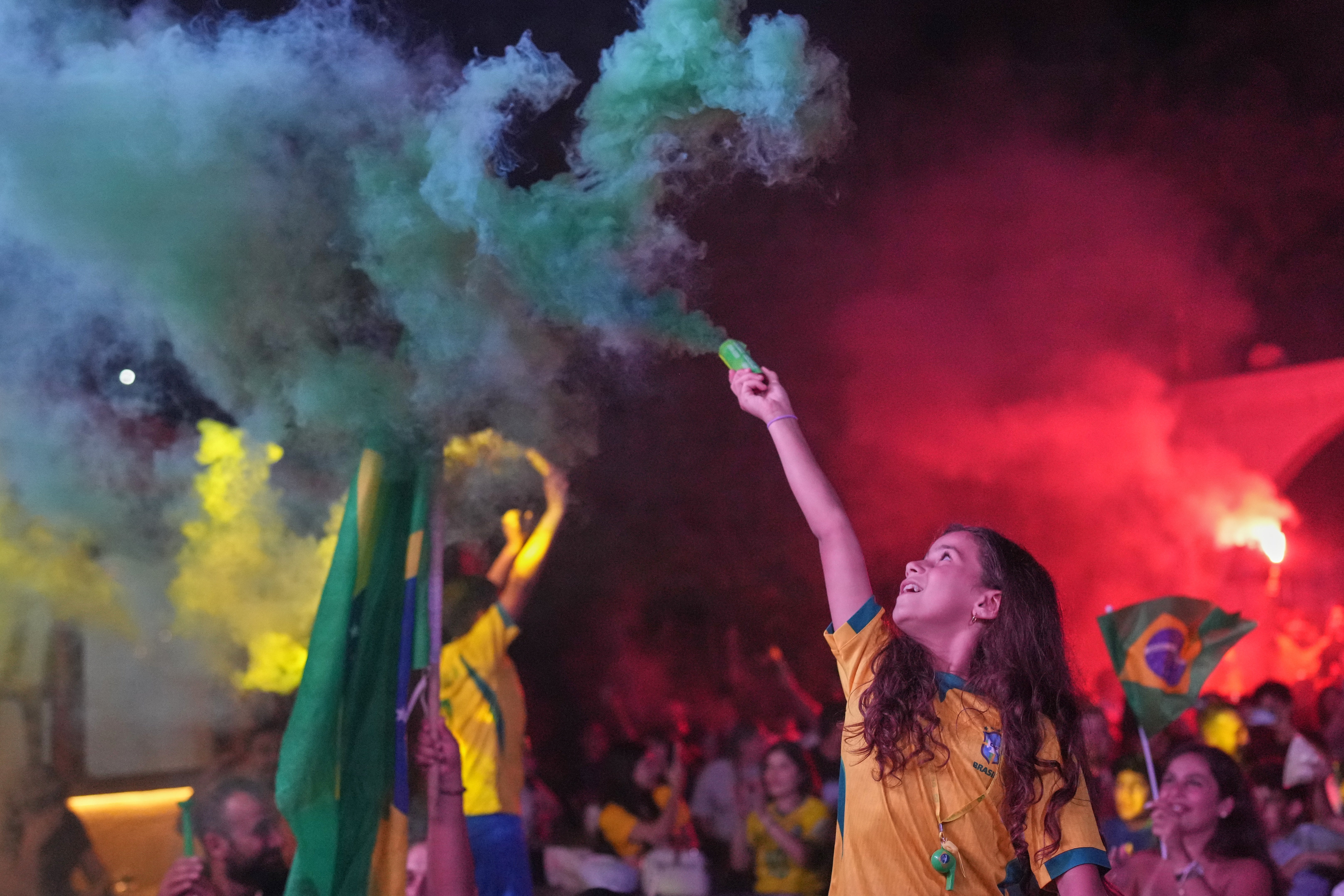 APTOPIX Lebanon WCup Soccer Reaction