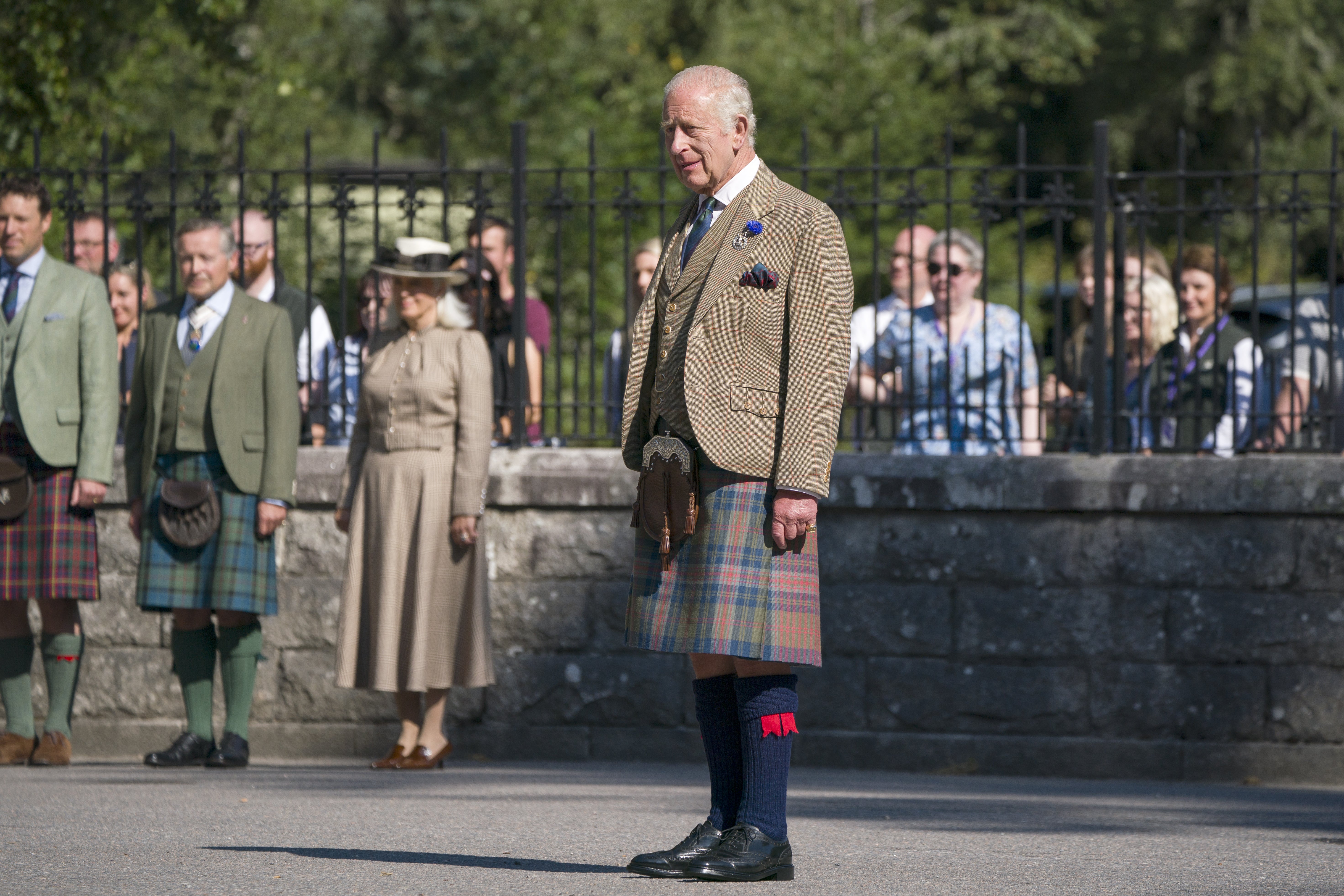 El Rey durante su visita a Escocia el año pasado (Jane Barlow/PA)