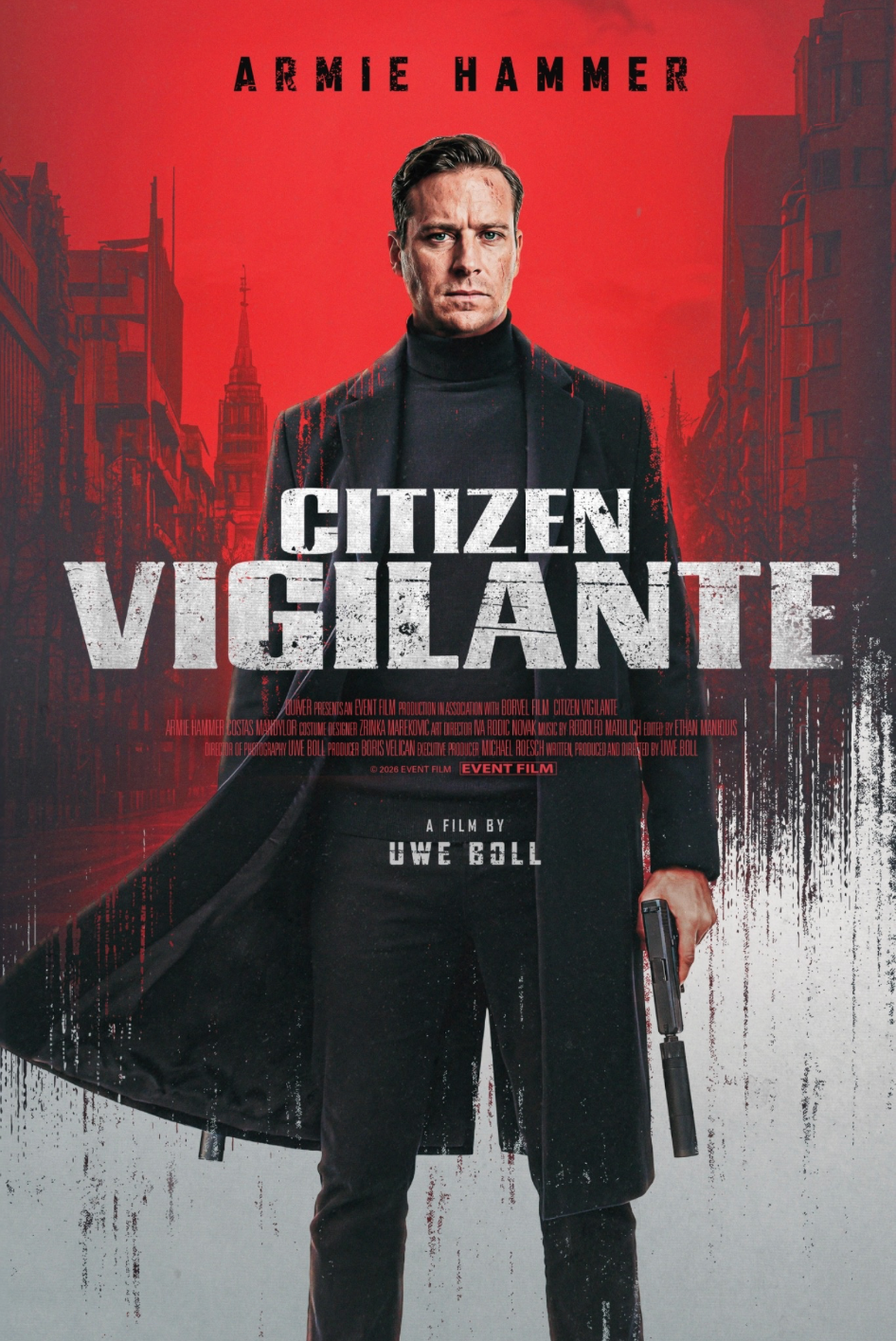 Armie Hammer spielt in „Citizen Vigilante“ seine erste Filmrolle seit fünf Jahren
