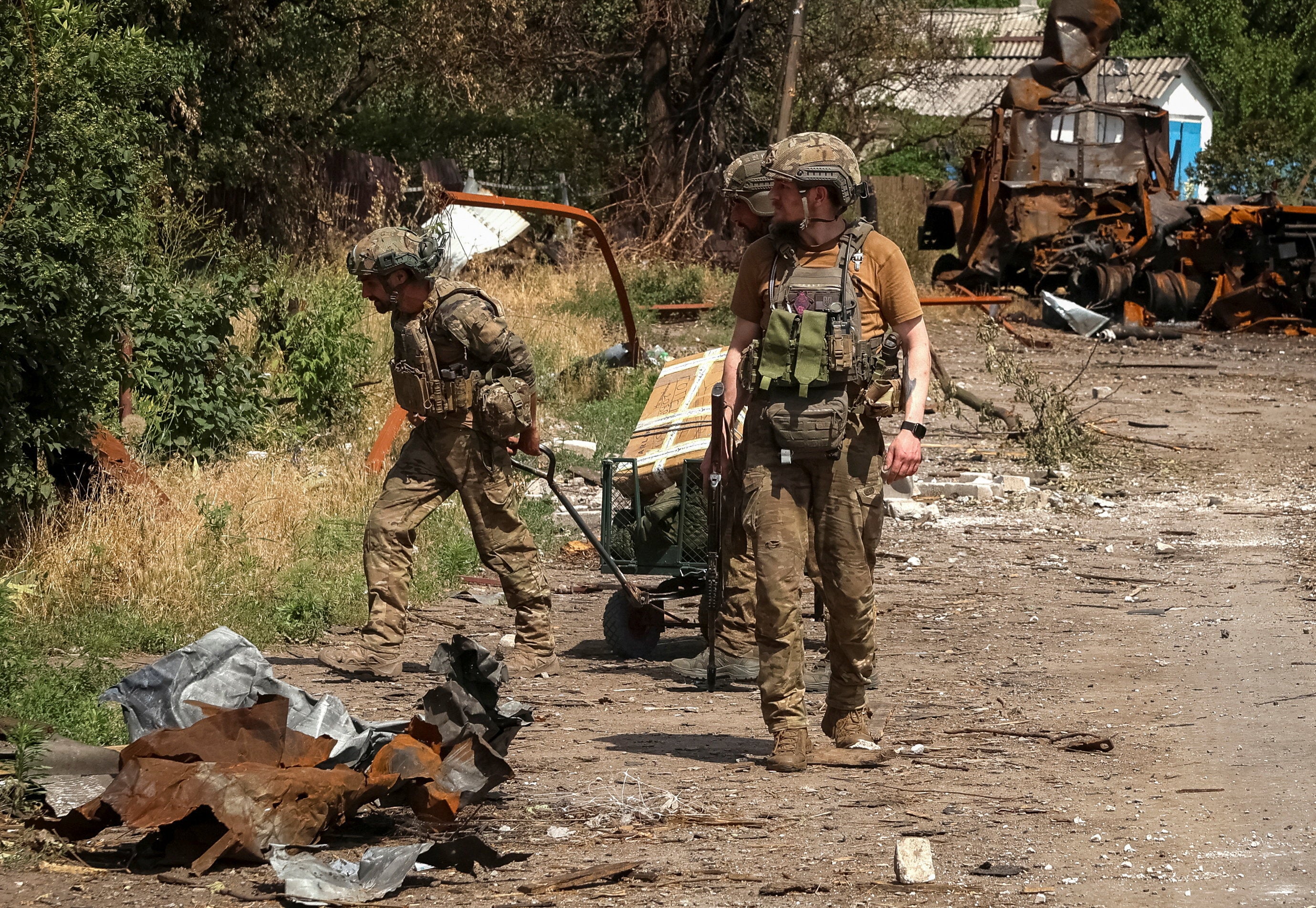 Russia has failed to capture the entire Donetsk region so far, one of the key goals of its invasion (Reuters)