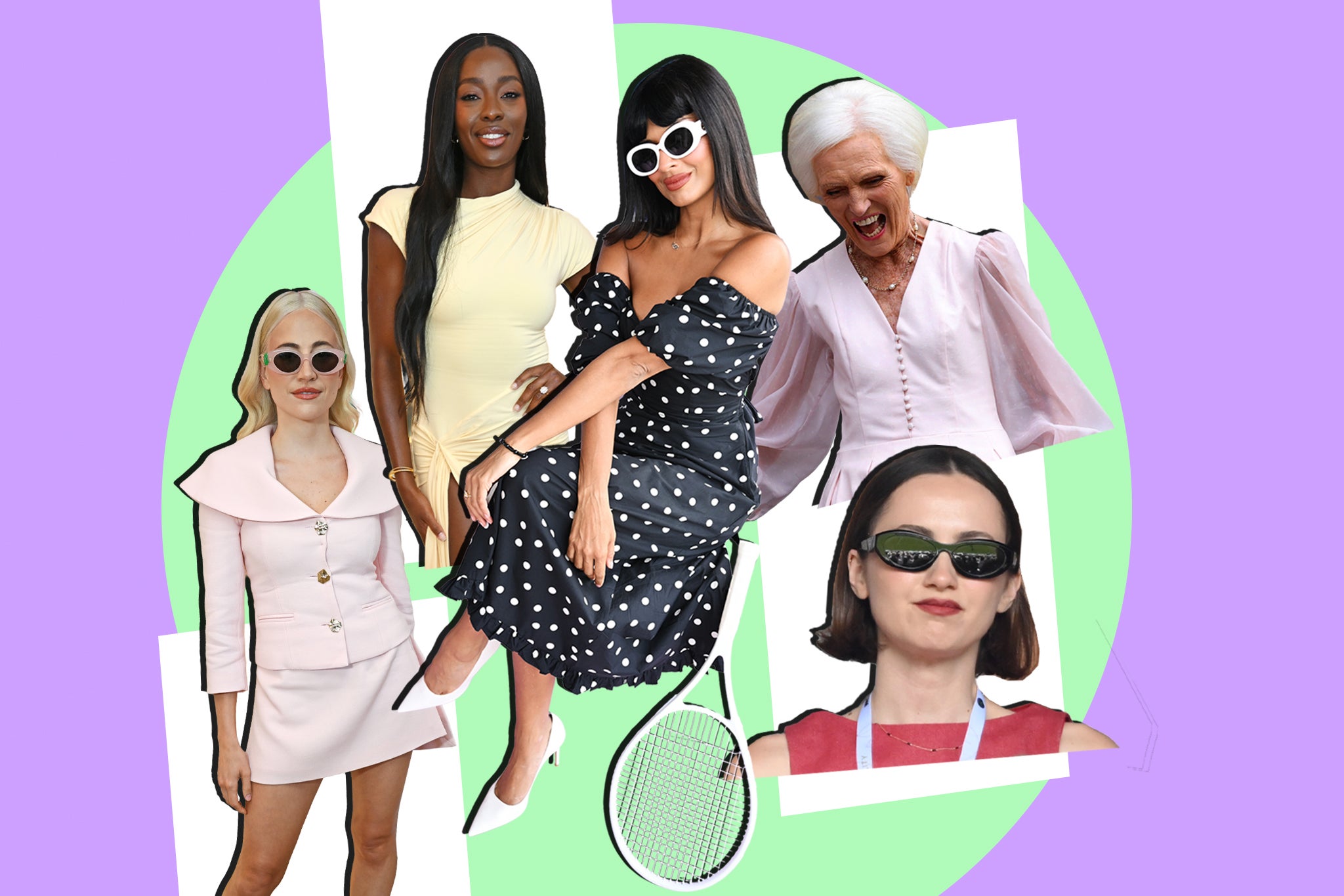 Farewell Wimbledon whites – here is what A-list guests are wearing now