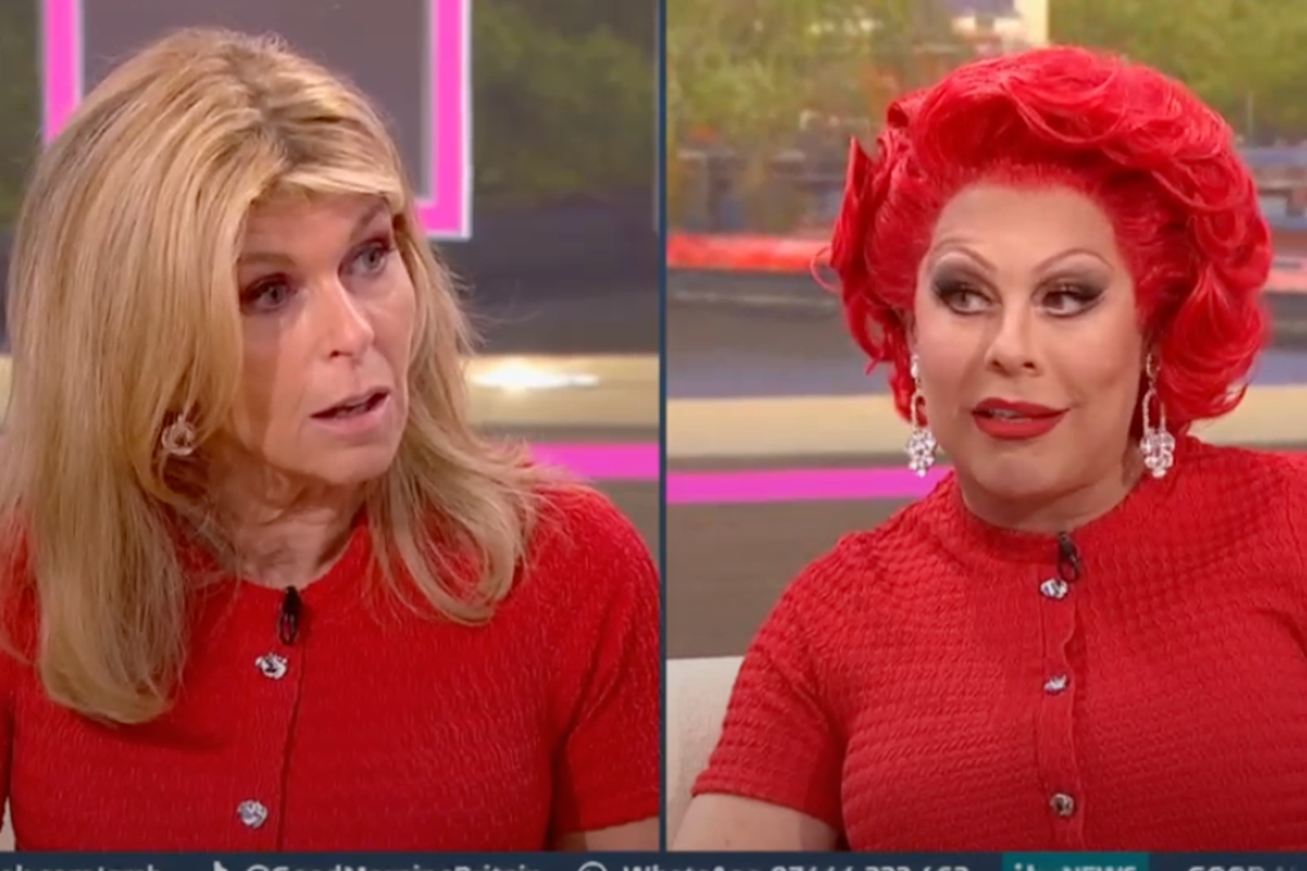Kate Garraway and La Voix appear in identical dresses on Good Morning Britain
