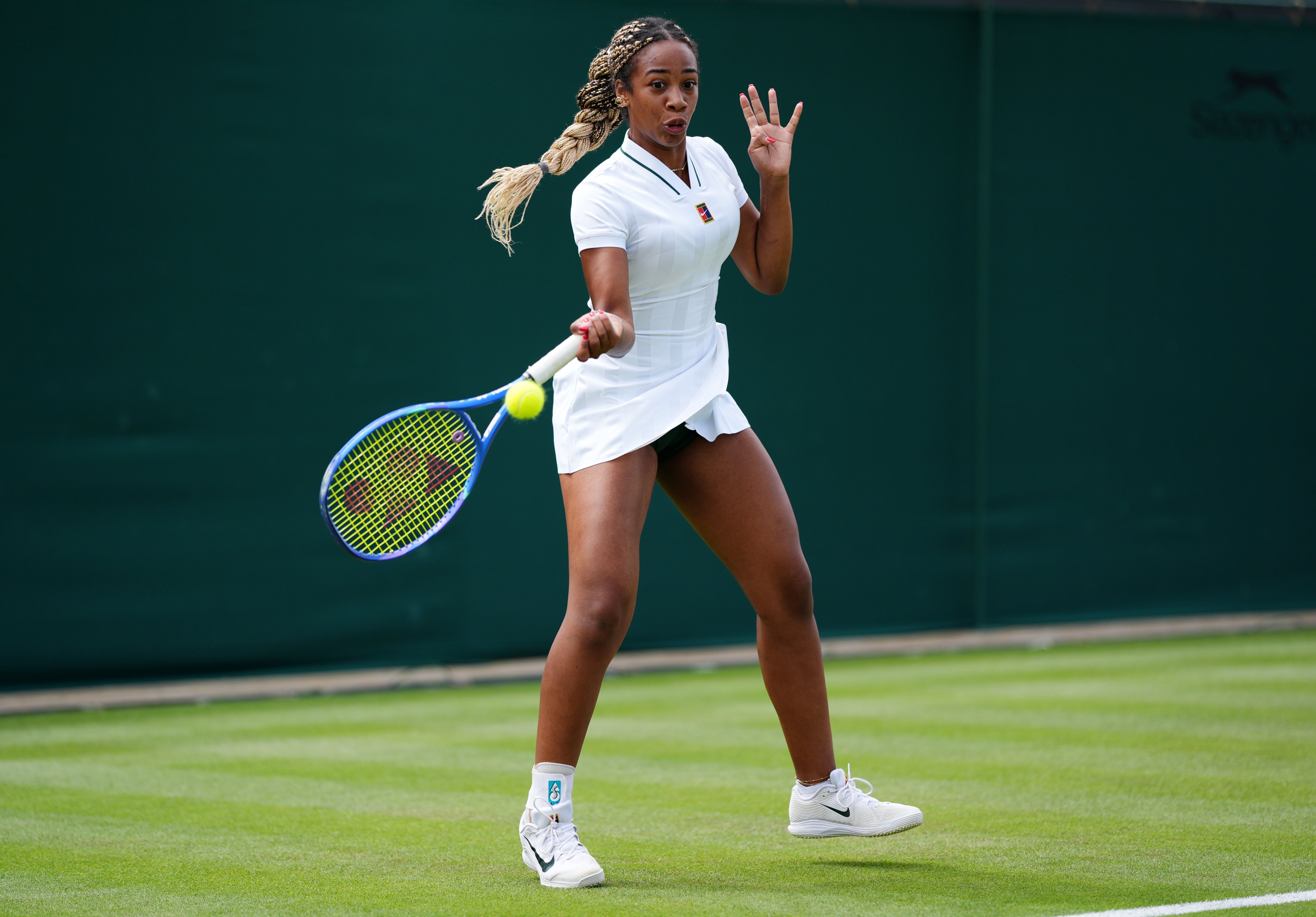 Teenager Tyra Caterina Grant blew Boulter away (Adam Davy/PA)