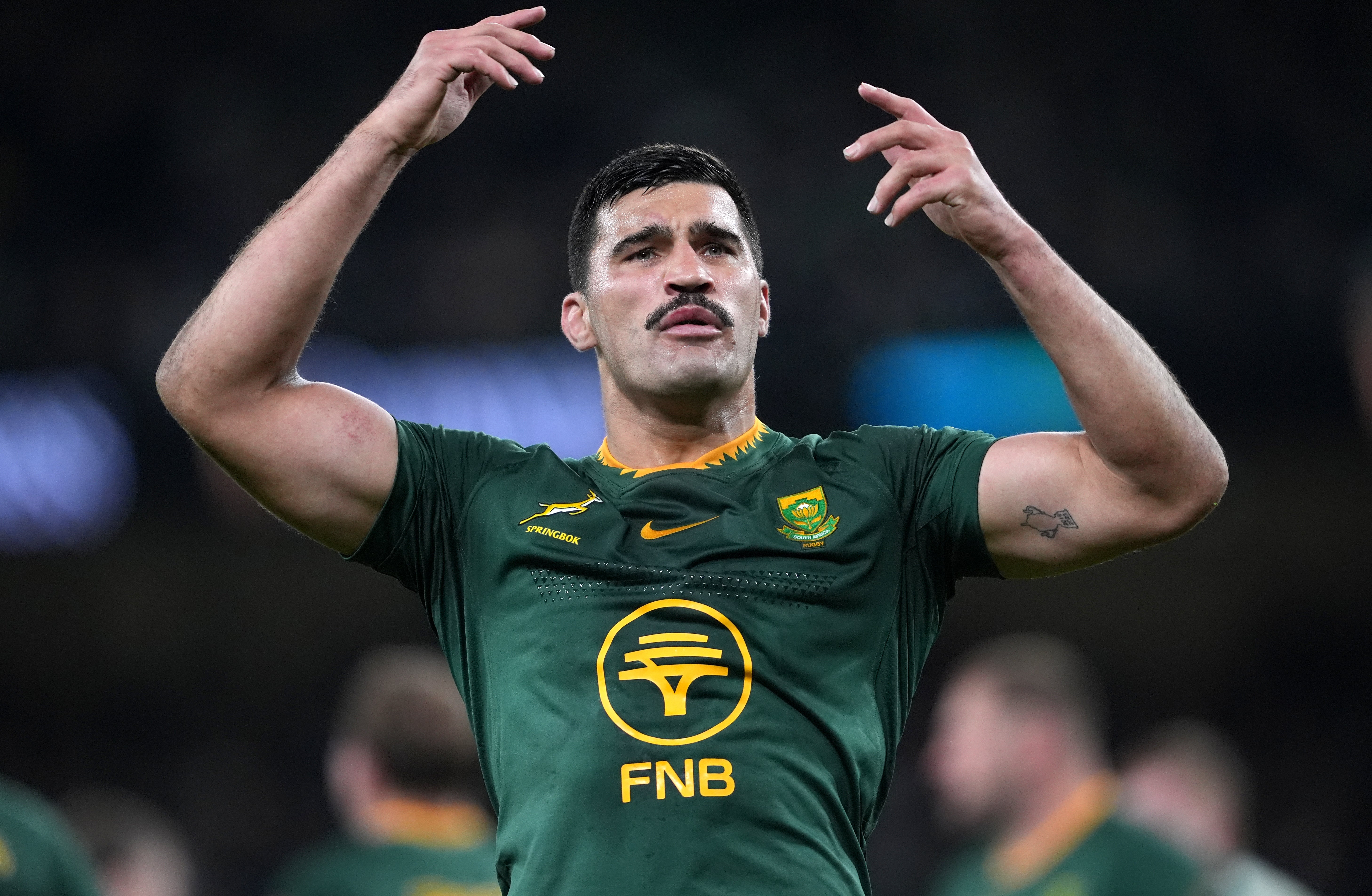 Damian de Allende has 97 caps for South Africa (Brian Lawless/PA) (PA Archive)