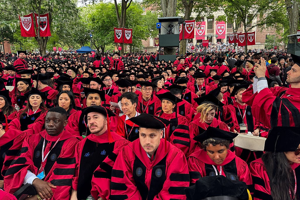 Around three million student loan borrowers are 62 or older,  emphasizing the need for college students to make smart choices about how much debt they take on to pay for college degrees (AFP via Getty Images)