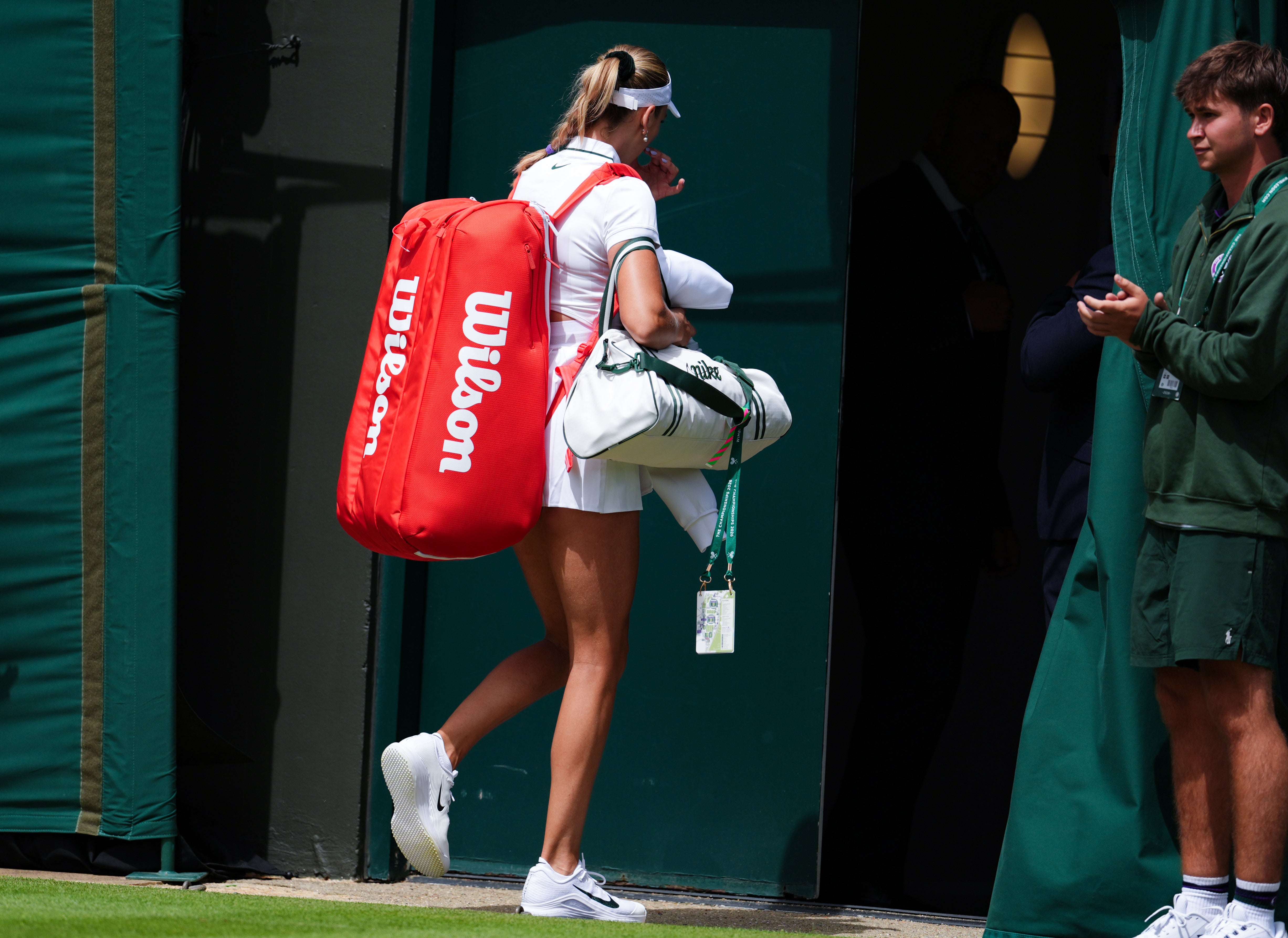 Katie Boulter made an early exit on day two (Adam Davy/PA) (PA Wire)
