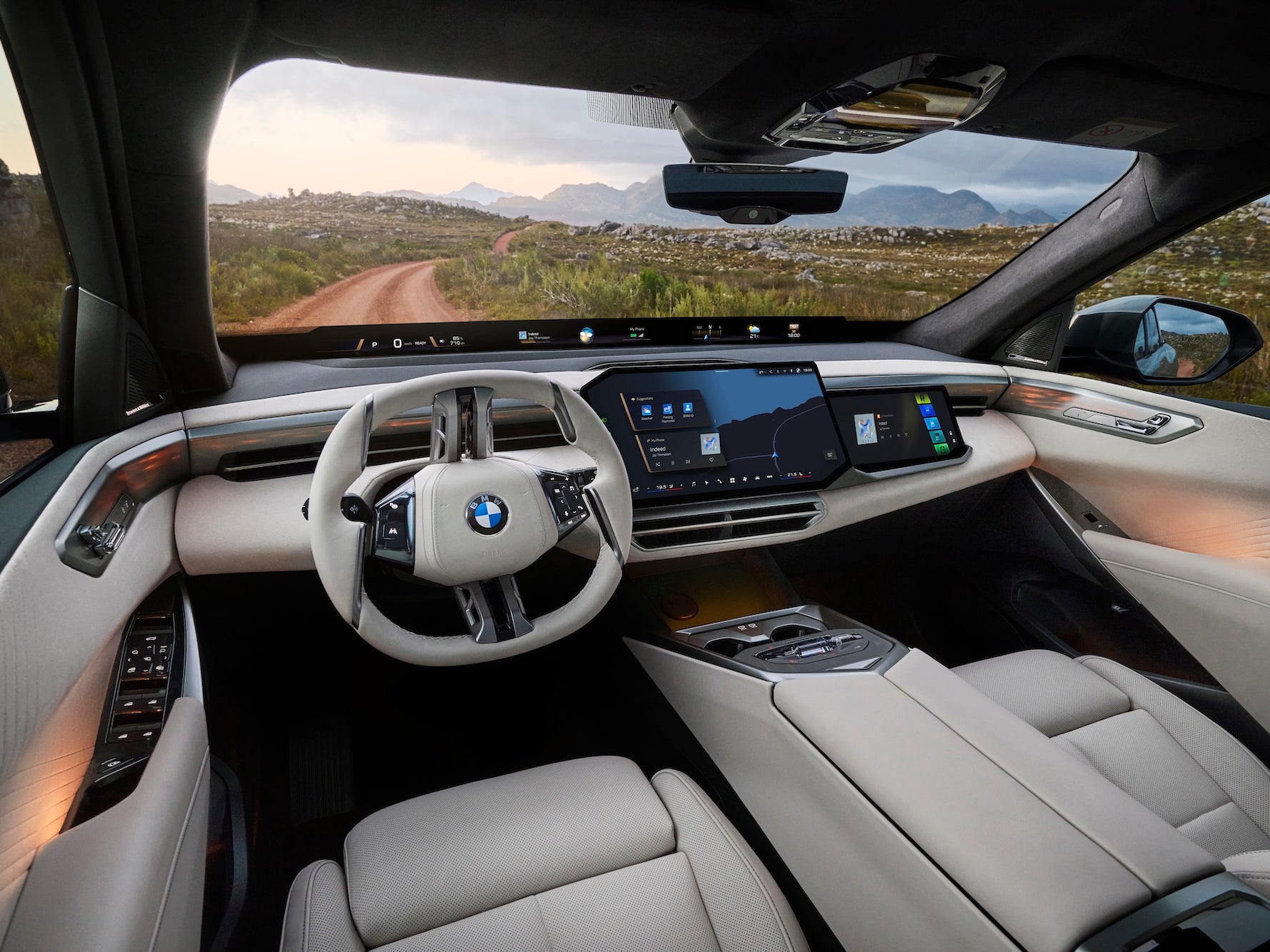 The new BMW X5 is the latest model to use a full width Panoramic iDrive display, plus the option of a passenger screen (BMW)