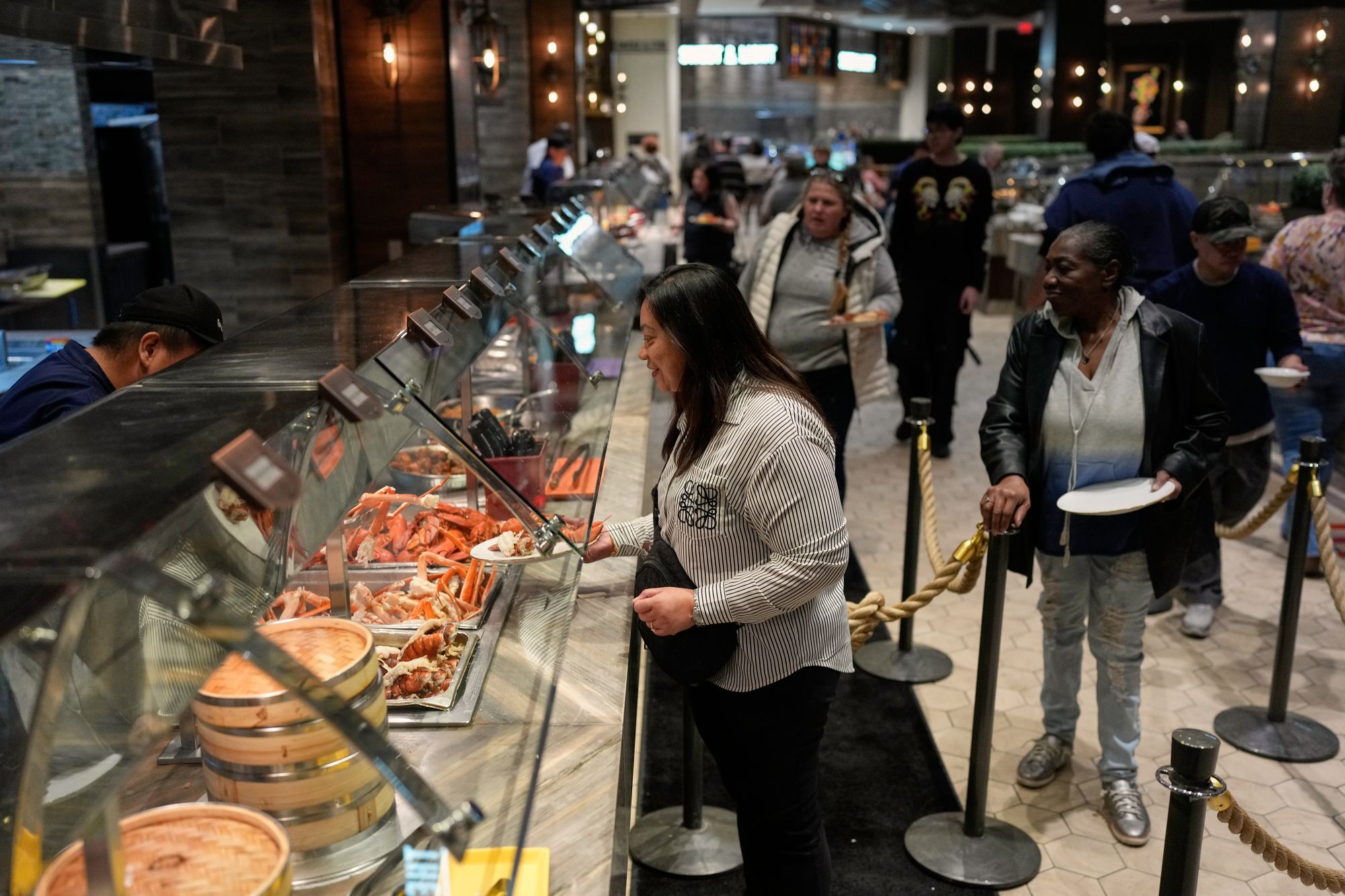 As the all-you-can-eat buffet became a hit, its origin story was disputed