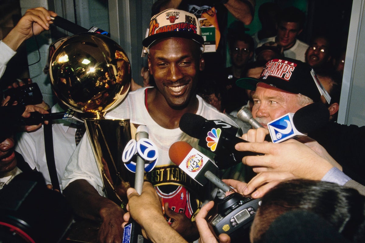 Game-worn Michael Jordan jersey from 1998 finals sets record-breaking auction sale