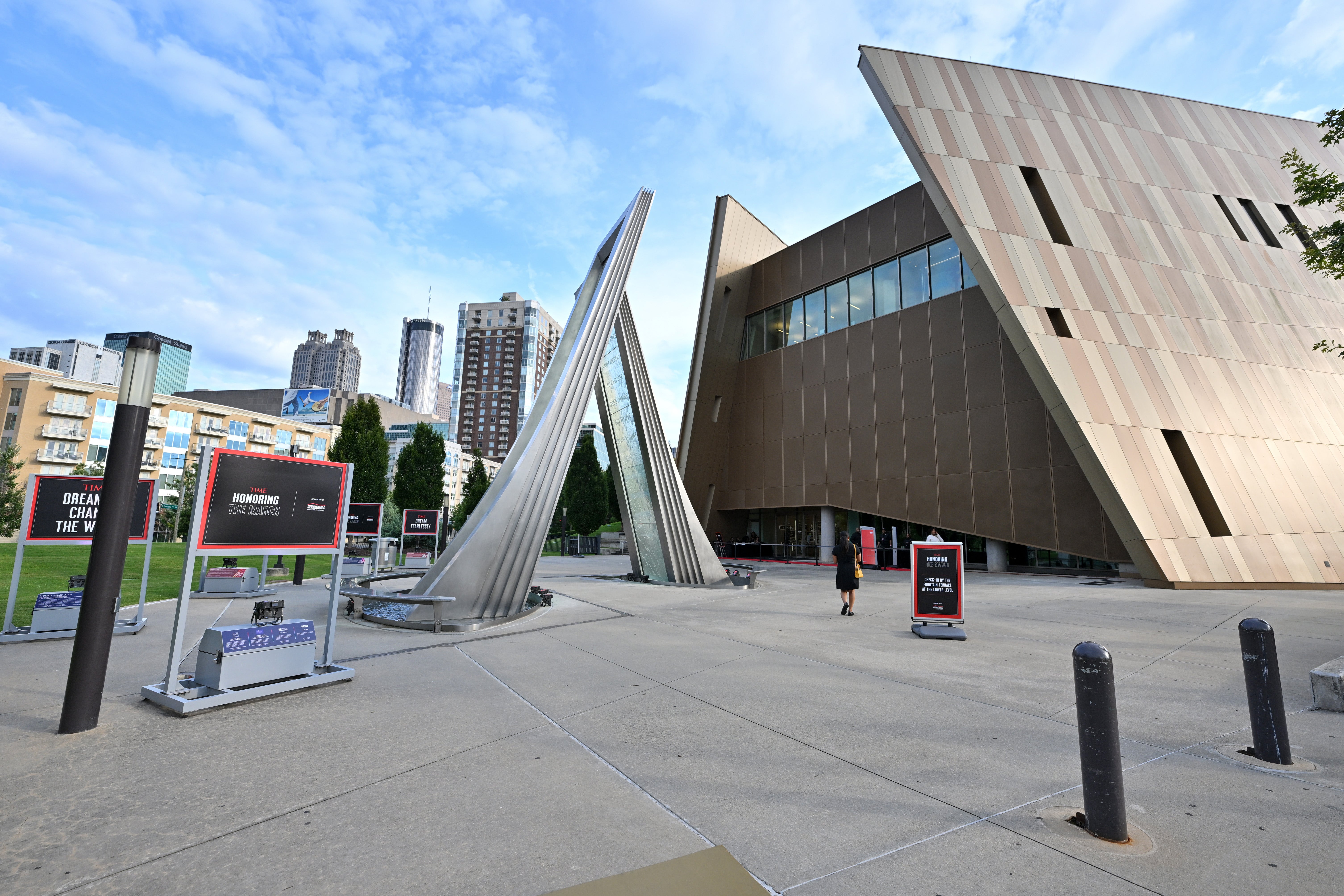 The National Center for Civil and Human Rights in Atlanta covers the racial history of the city