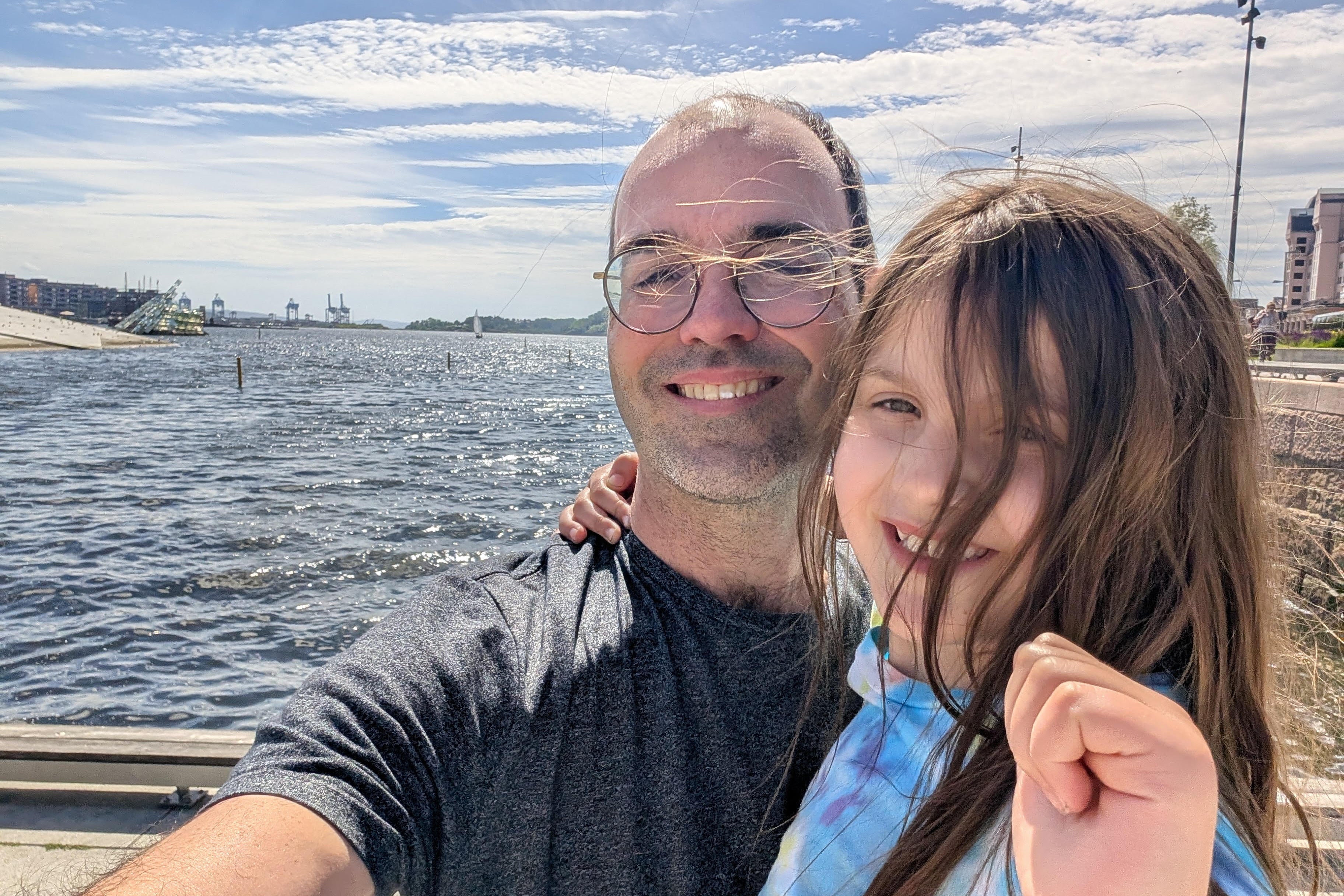David Streever of Rochester pictured with his daughter