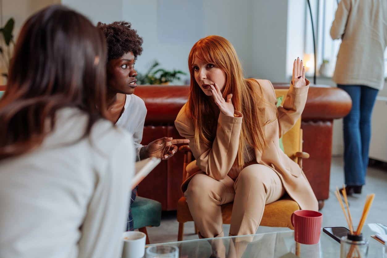 Moaning mates: More than half of us have a friendship largely based on complaining (Getty/iStock)