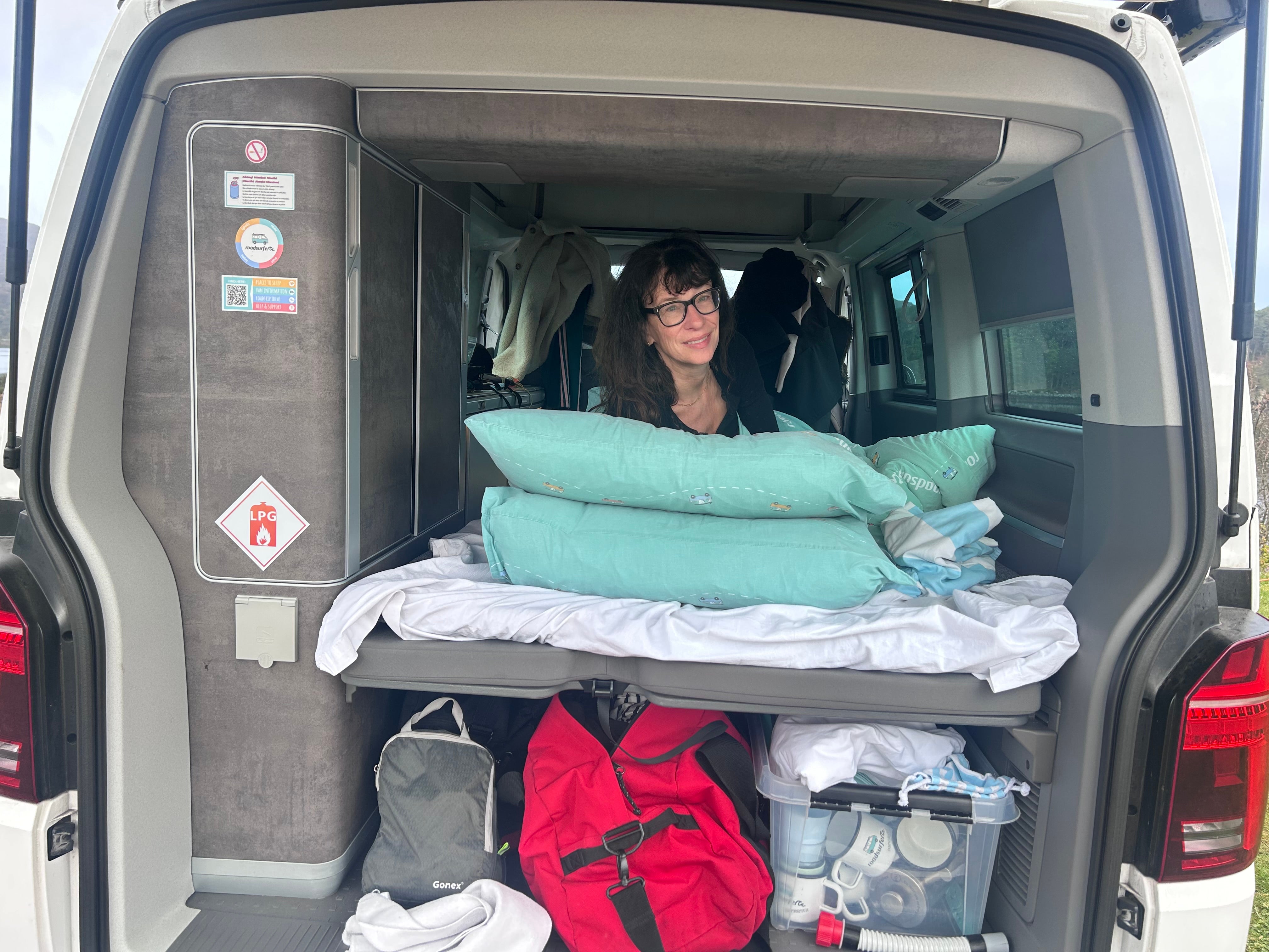 Life on the road looks different in 2026 compared to Emma's 1970s camping trips