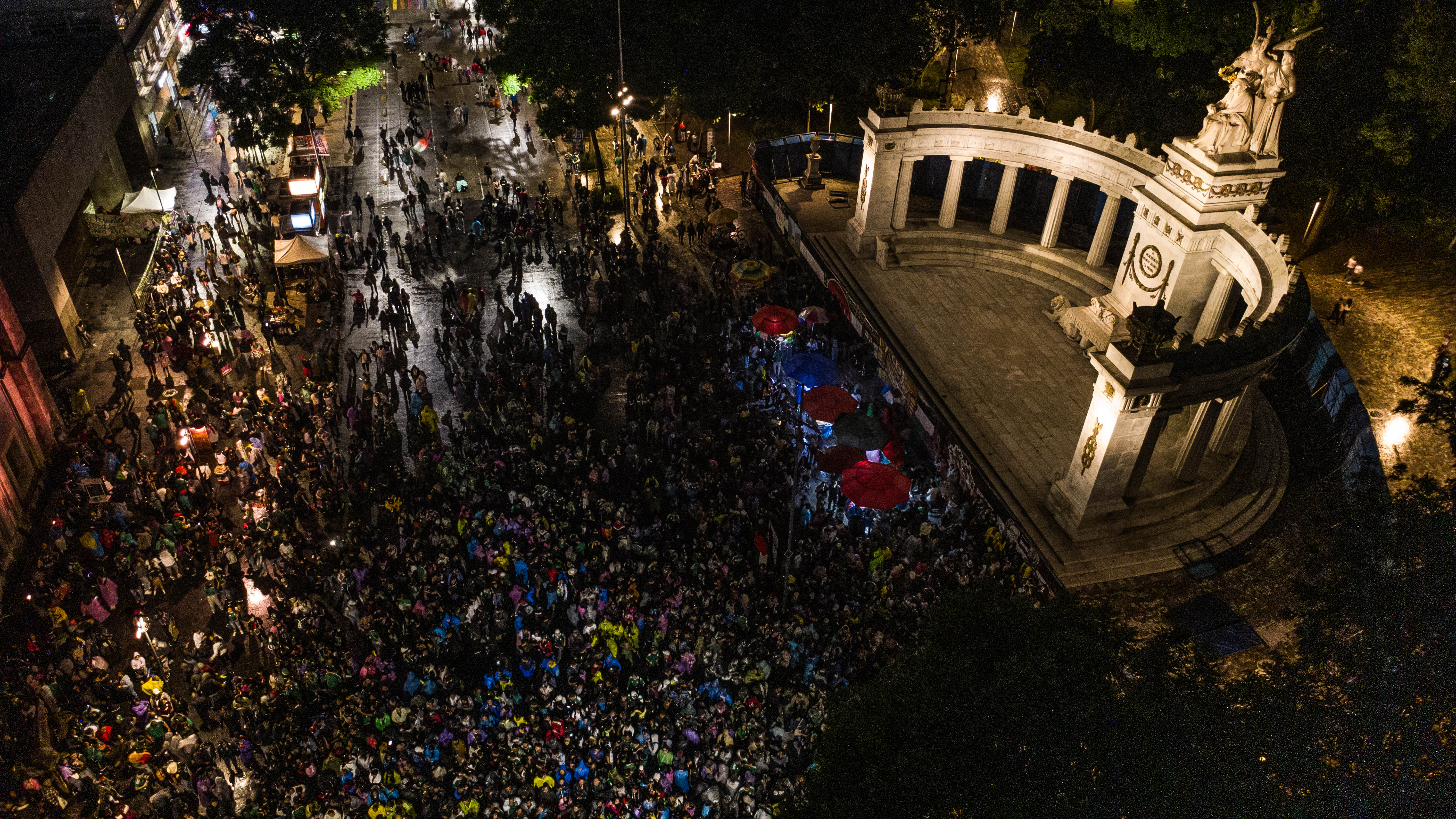 Mexican fans watch Mexico v Ecuador at the World Cup