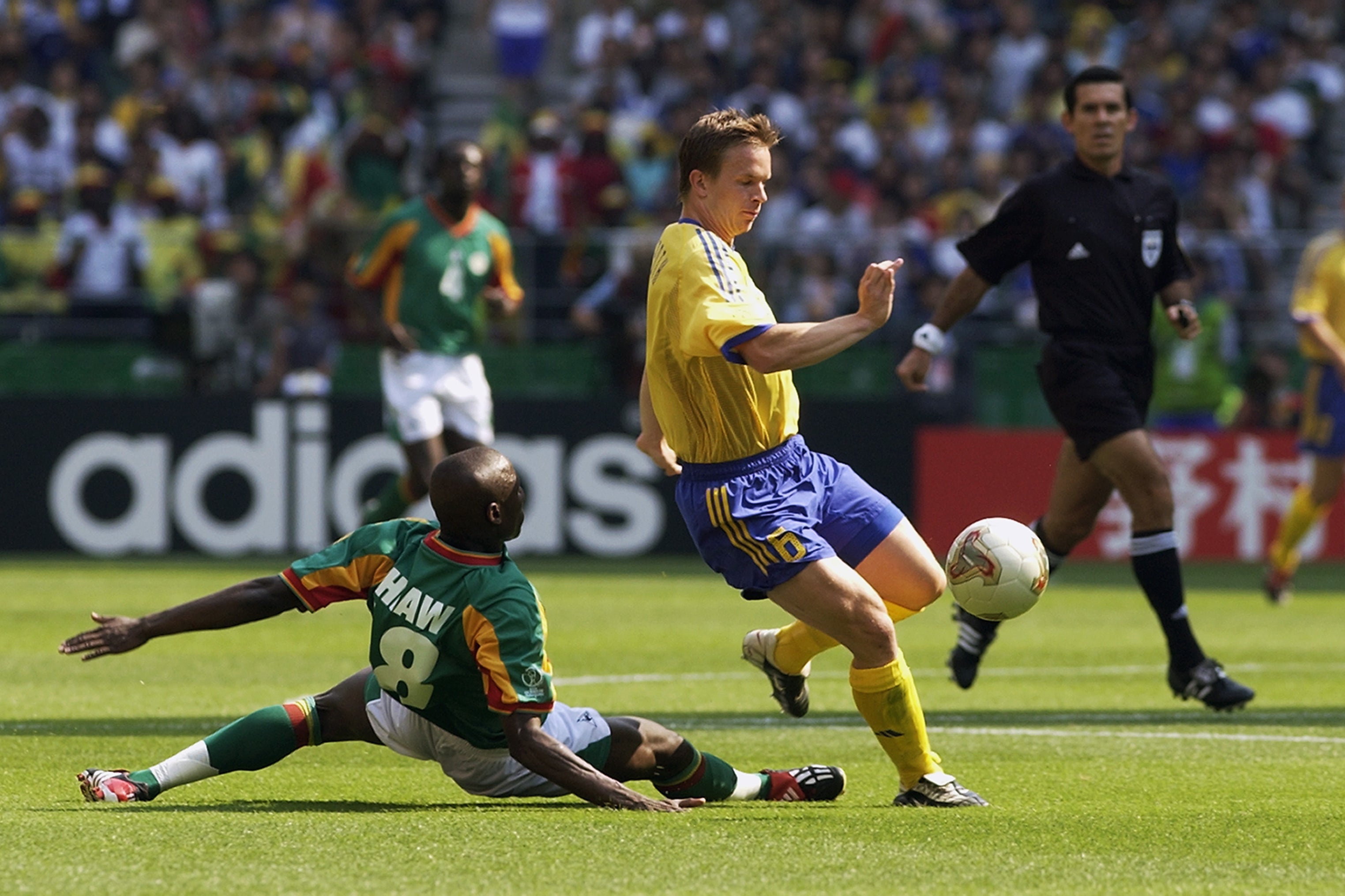 Pape Thiaw featured at the 2002 World Cup (Getty)