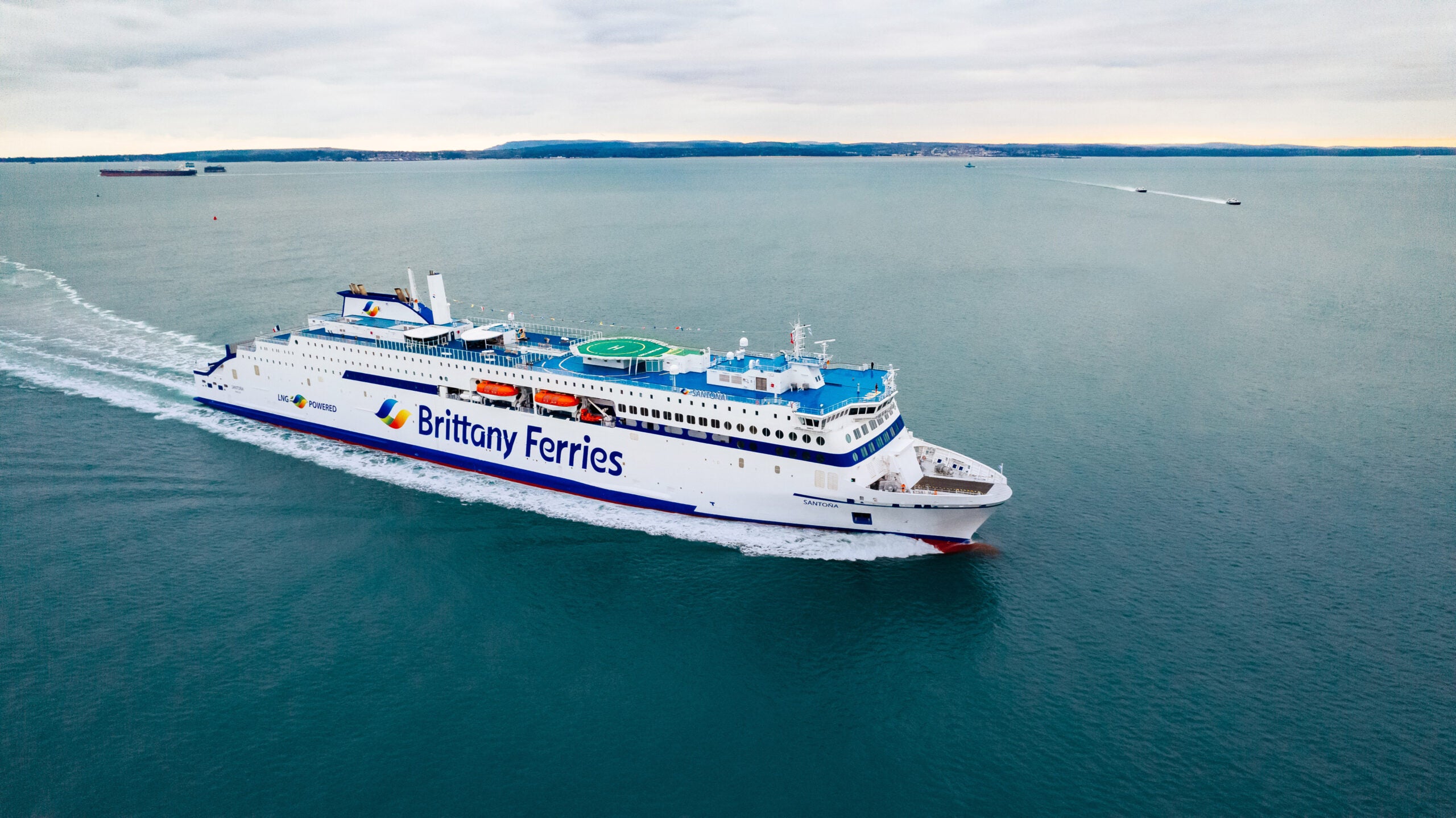Brittany Ferries has ports in Santander and Bilbao