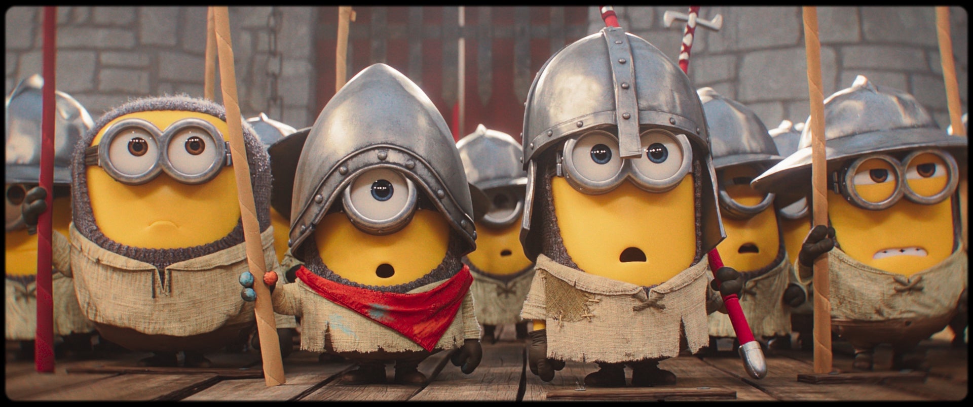 Ed, James and Henry in 'Minions & Monsters'