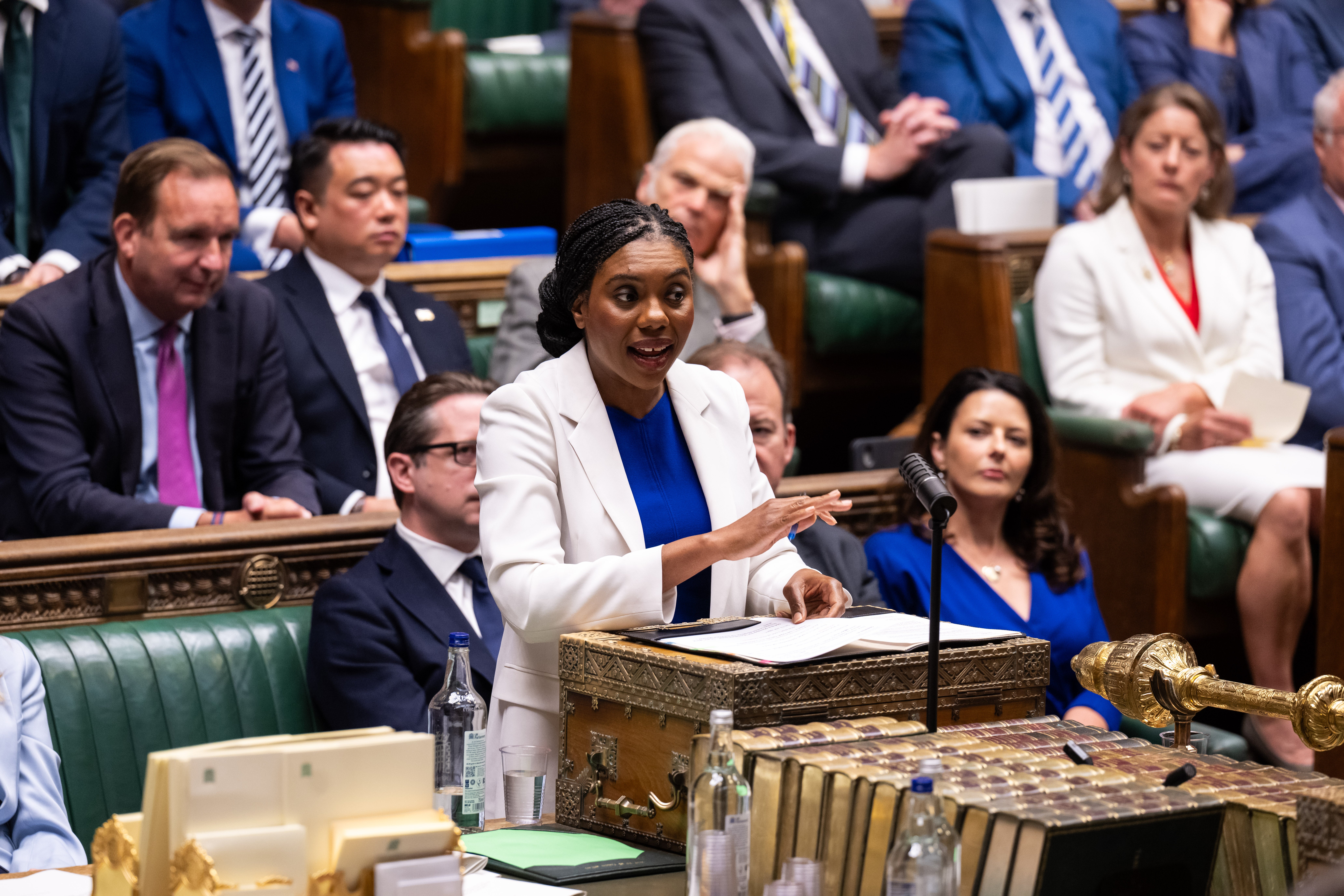 Kemi Badenoch described Starmer’s DIP as a ‘dereliction of duty’, accusing him of leaving his successor to find the required savings